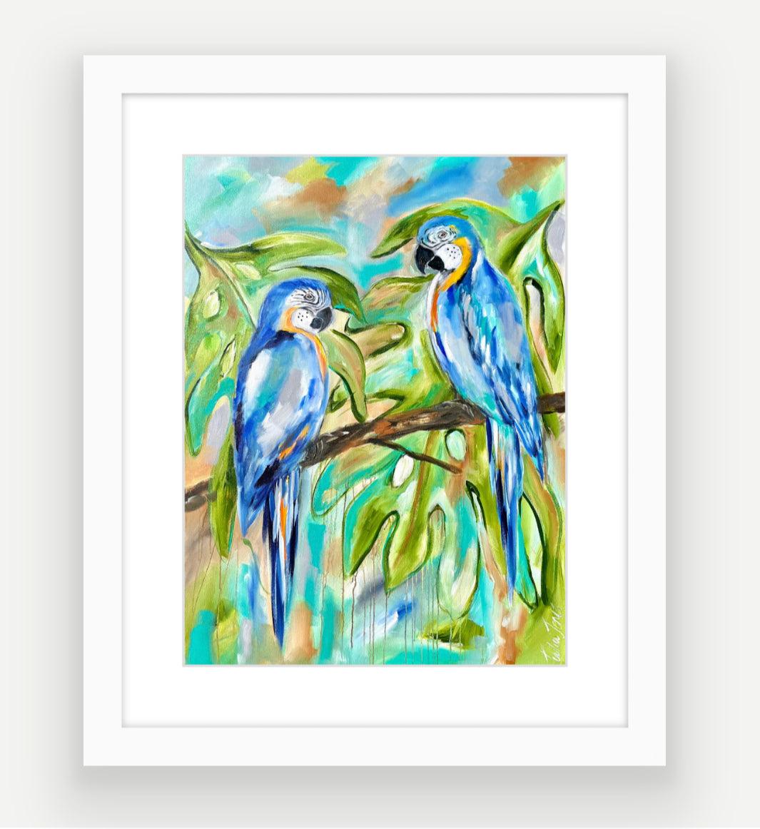 Enchanting Macaws Print