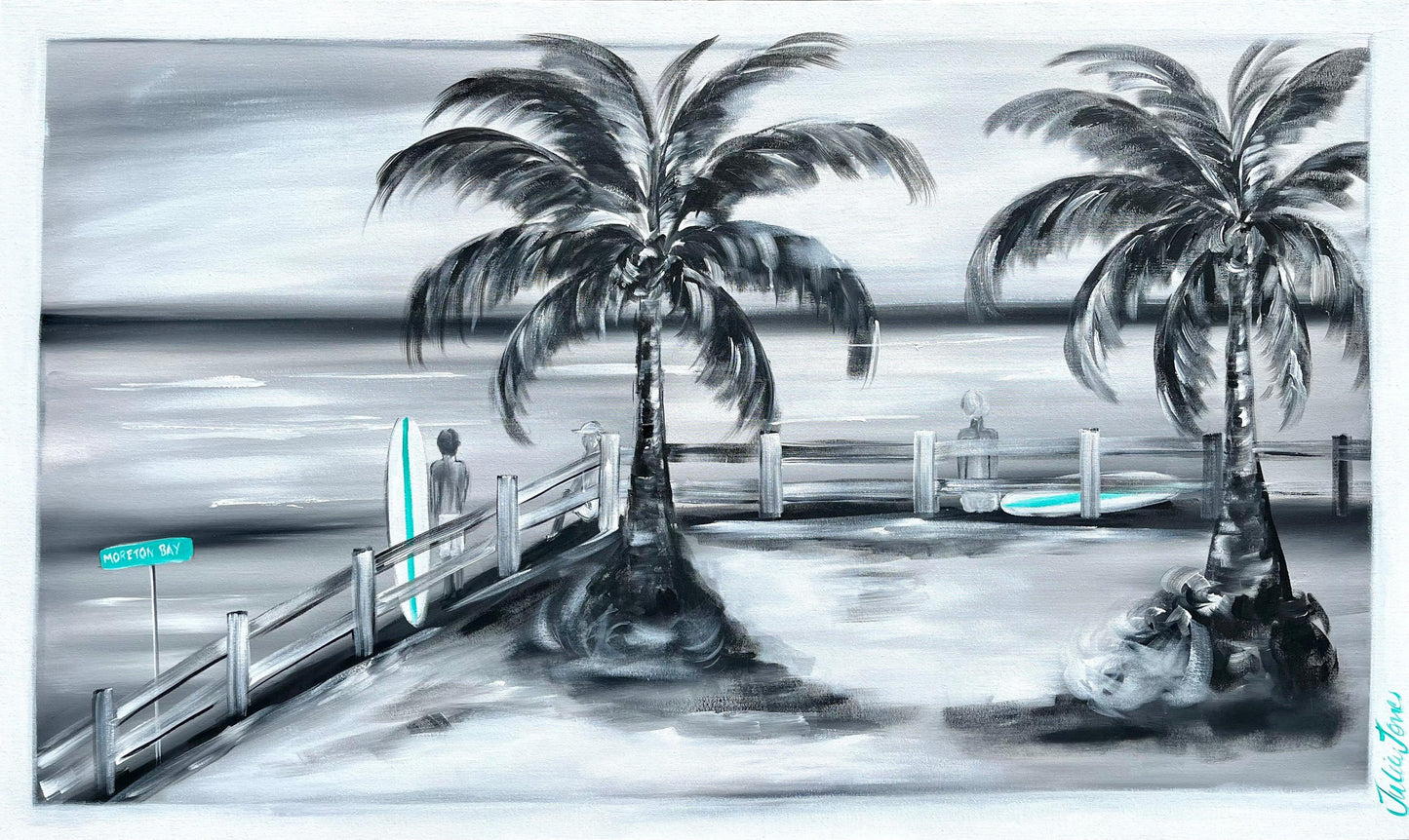 Beach vibes - Ocean dreams - Julia Jones Art