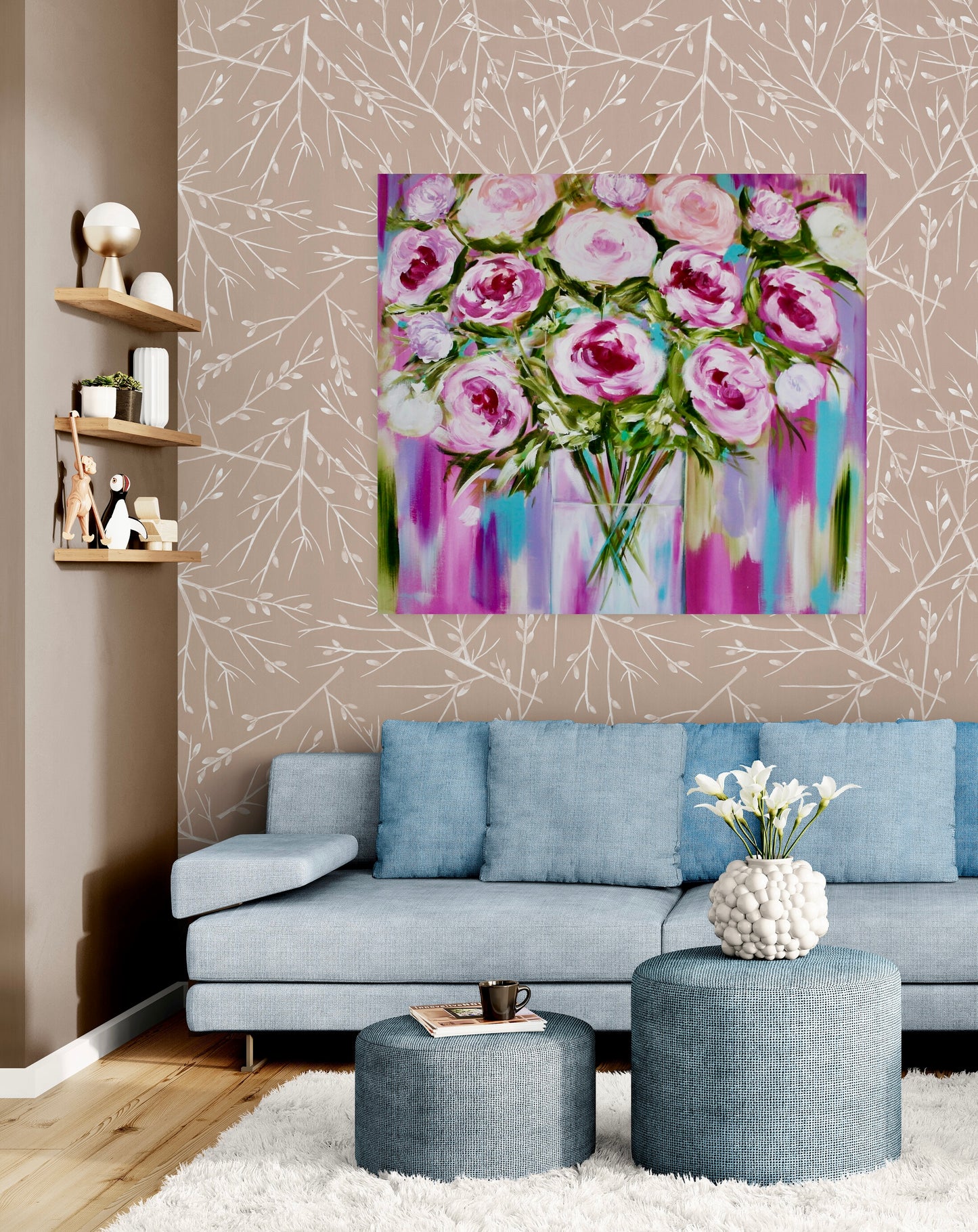 Sweet Blooms 1m x 1m