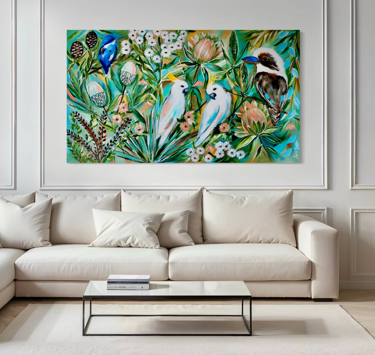 Feathered Friends - a symphony of native birds - 1.4x840