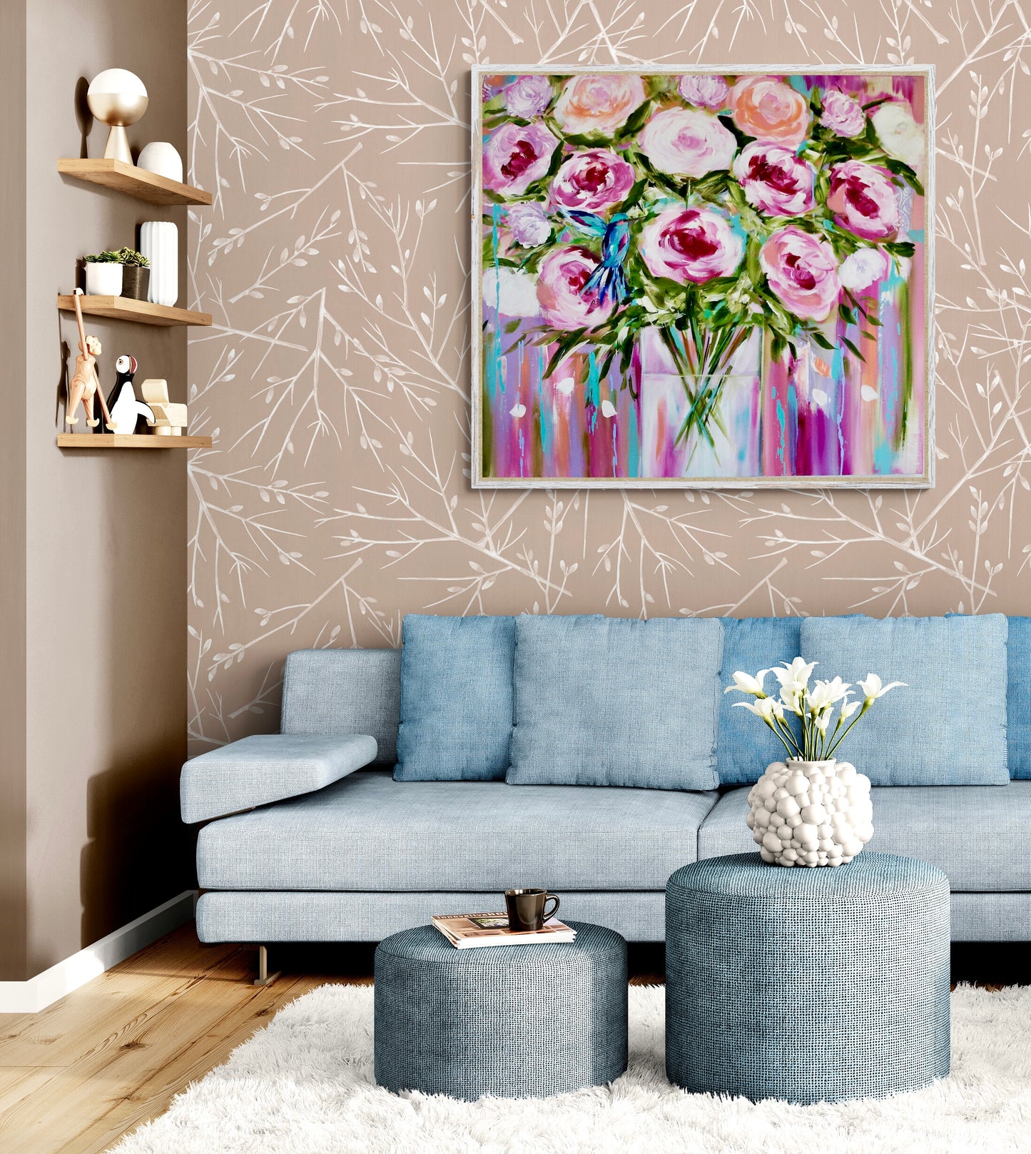 Rosy Reverie - 1mx1m