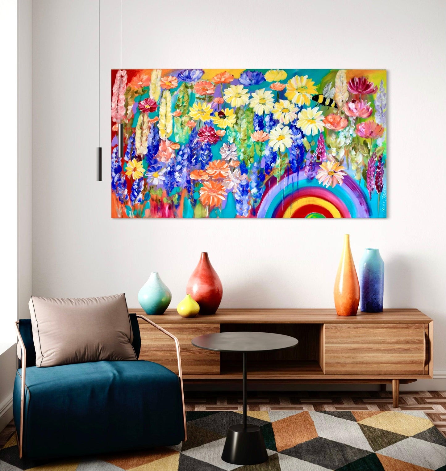 Flora - Colours of the Rainbow - Julia Jones Art