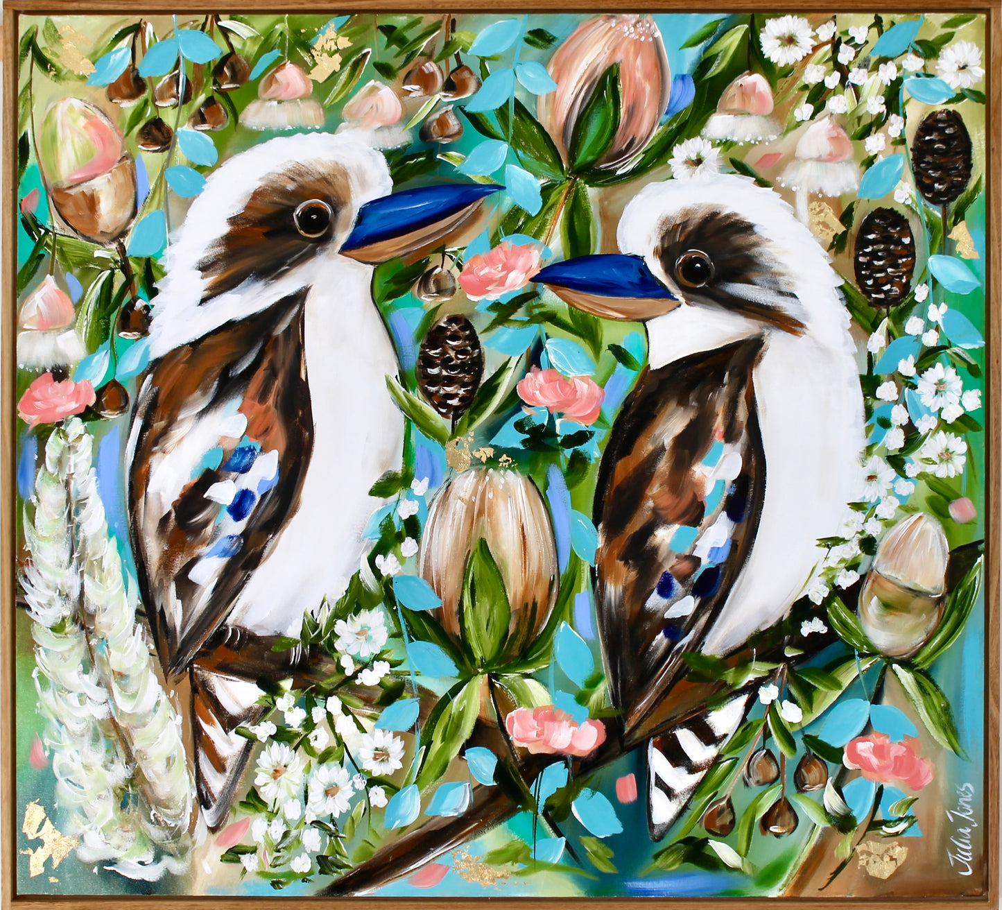 Kookis in the Blooms - 1m x 1m