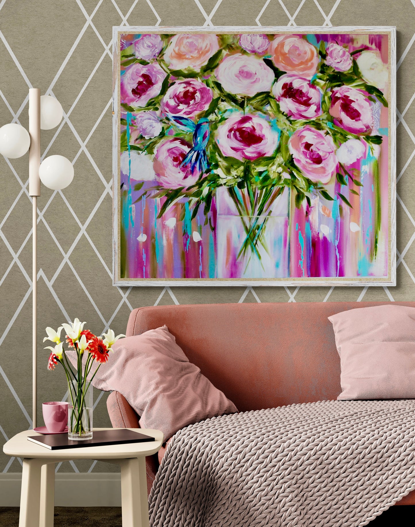 Rosy Reverie - 1mx1m