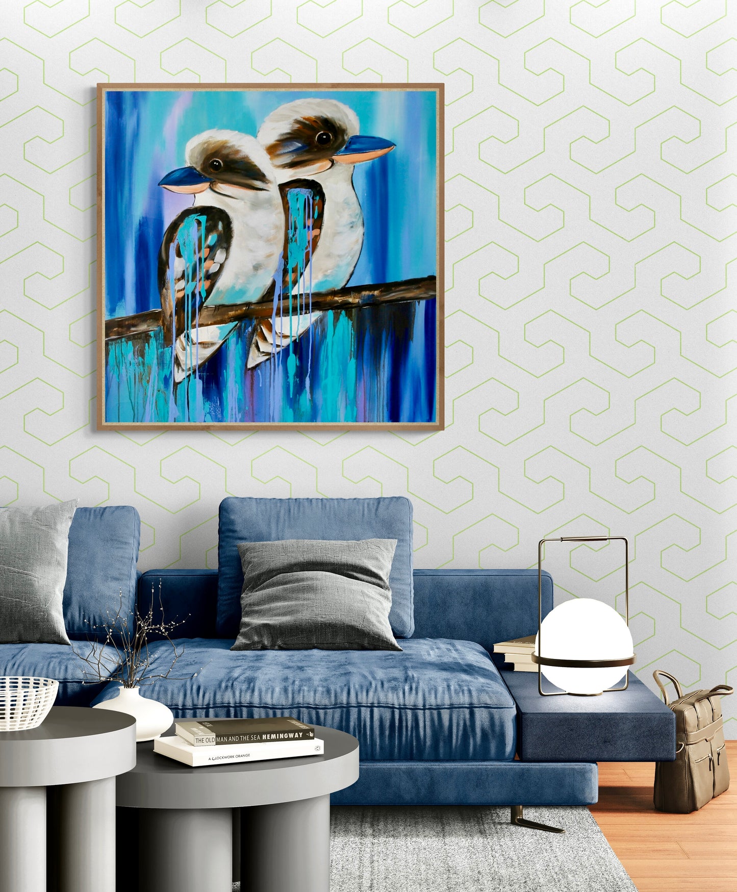 Kookaburra Kindred Chorus - 95x95cm