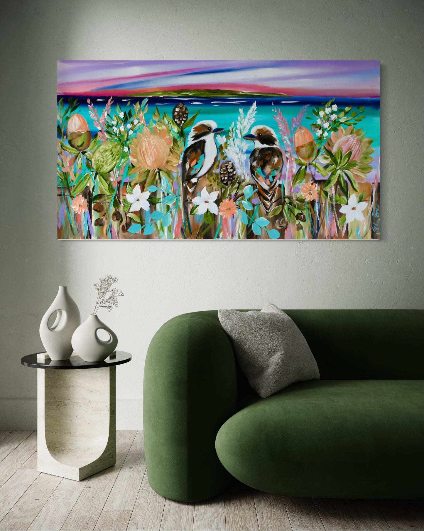 Coastal Chorus – A Celebration of Native Beauty 1300mm x 720mm