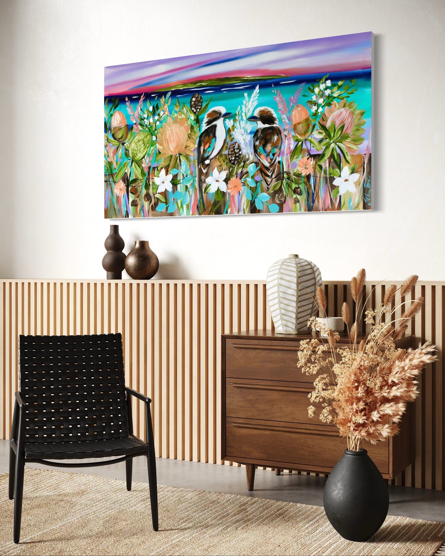 Coastal Chorus – A Celebration of Native Beauty 1300mm x 720mm