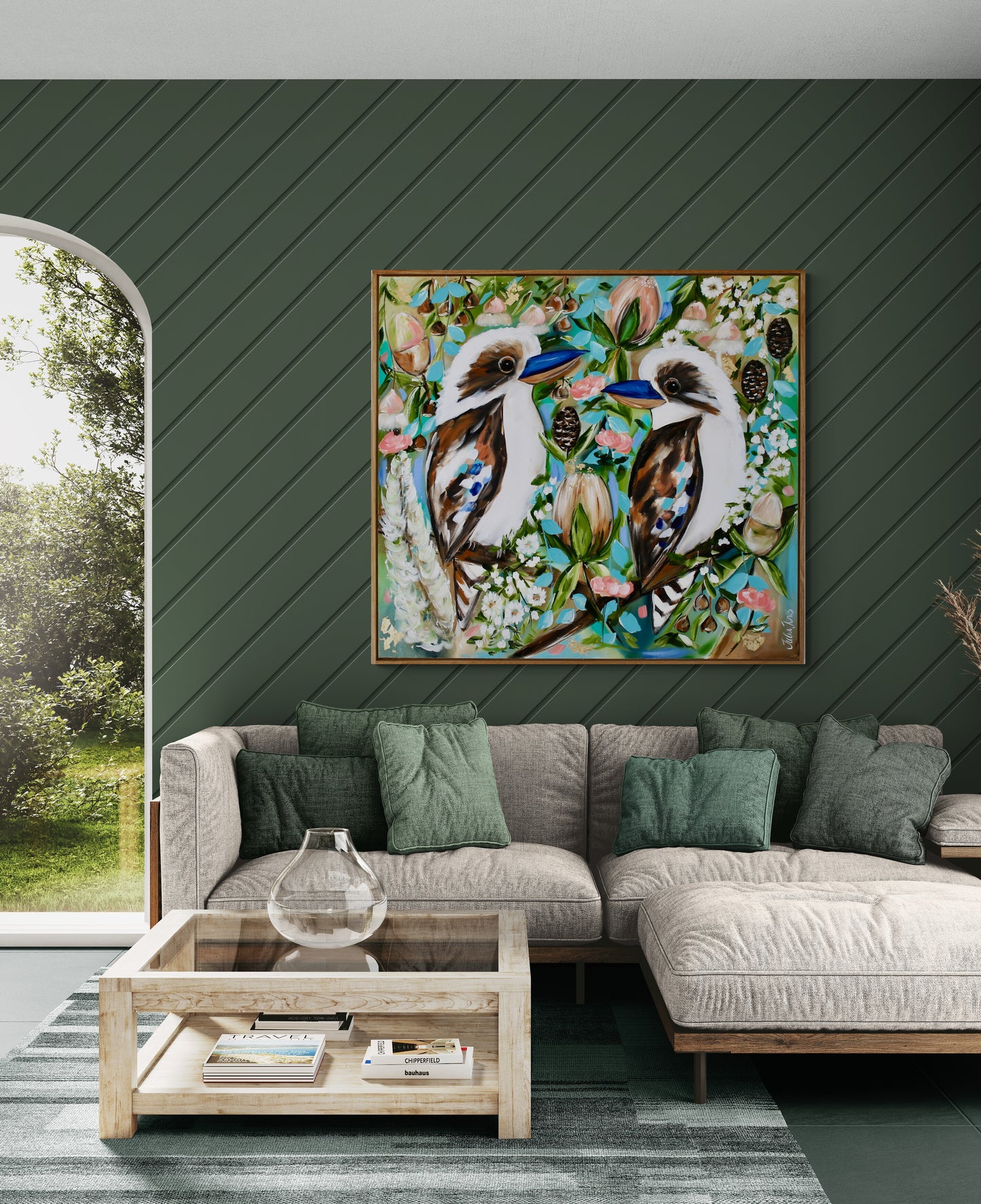 Kookis in the Blooms - 1m x 1m