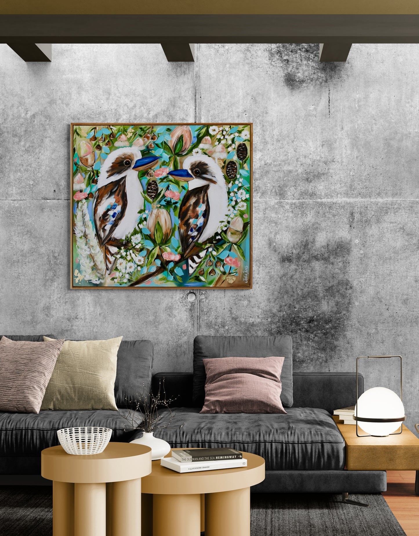 Kookis in the Blooms - 1m x 1m