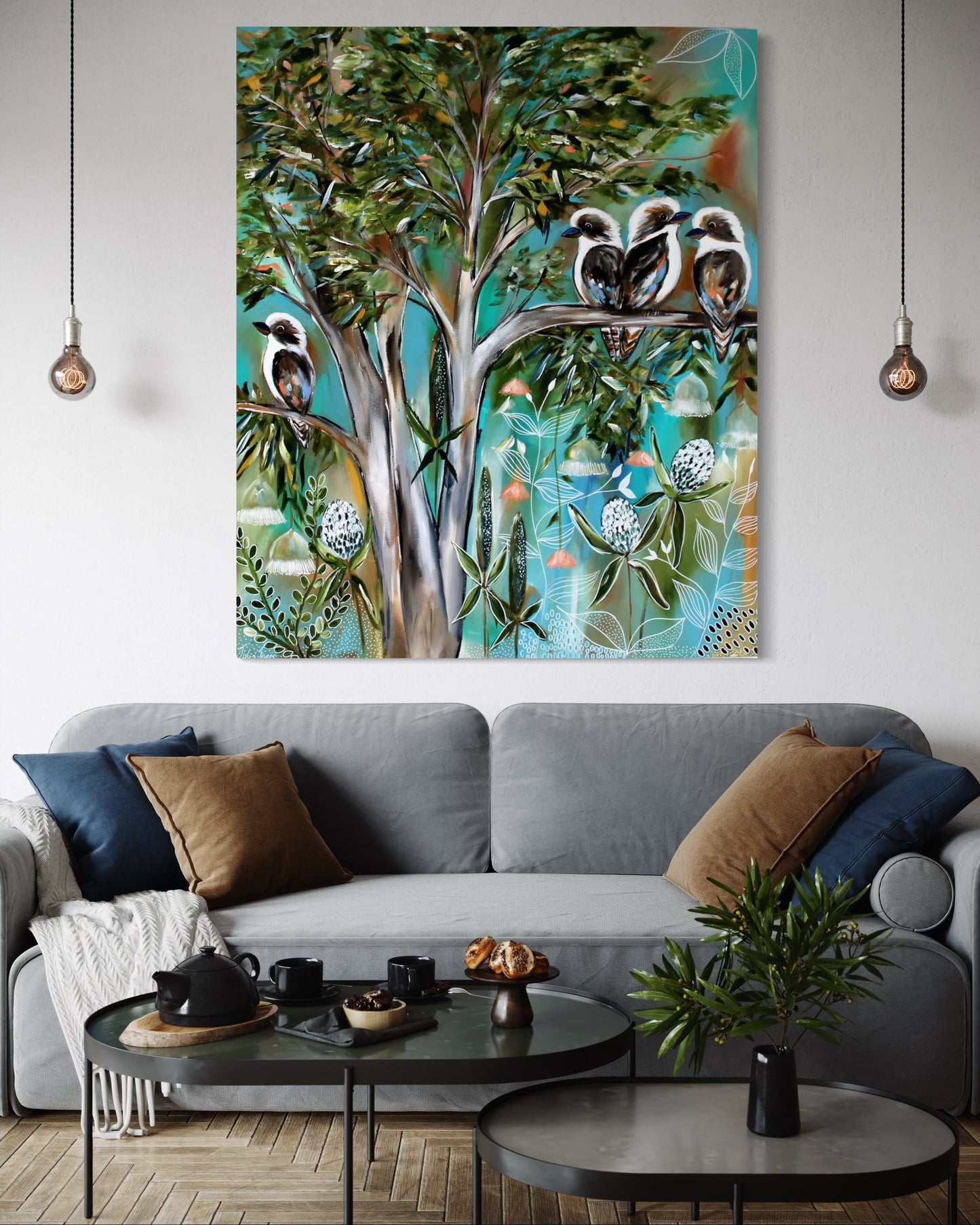 Gathered in the Gumtree - 1.2 x 1m
