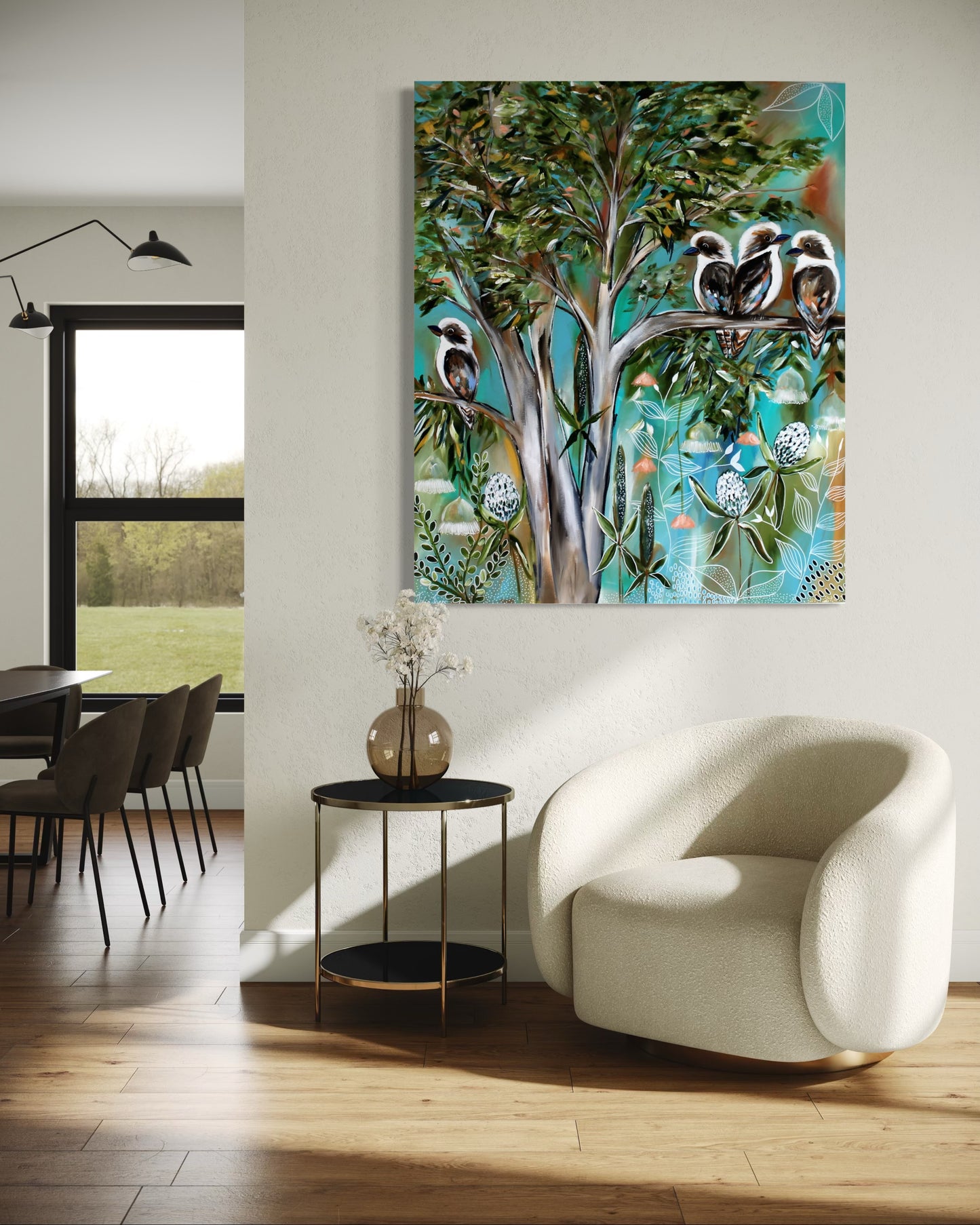 Gathered in the Gumtree - 1.2 x 1m