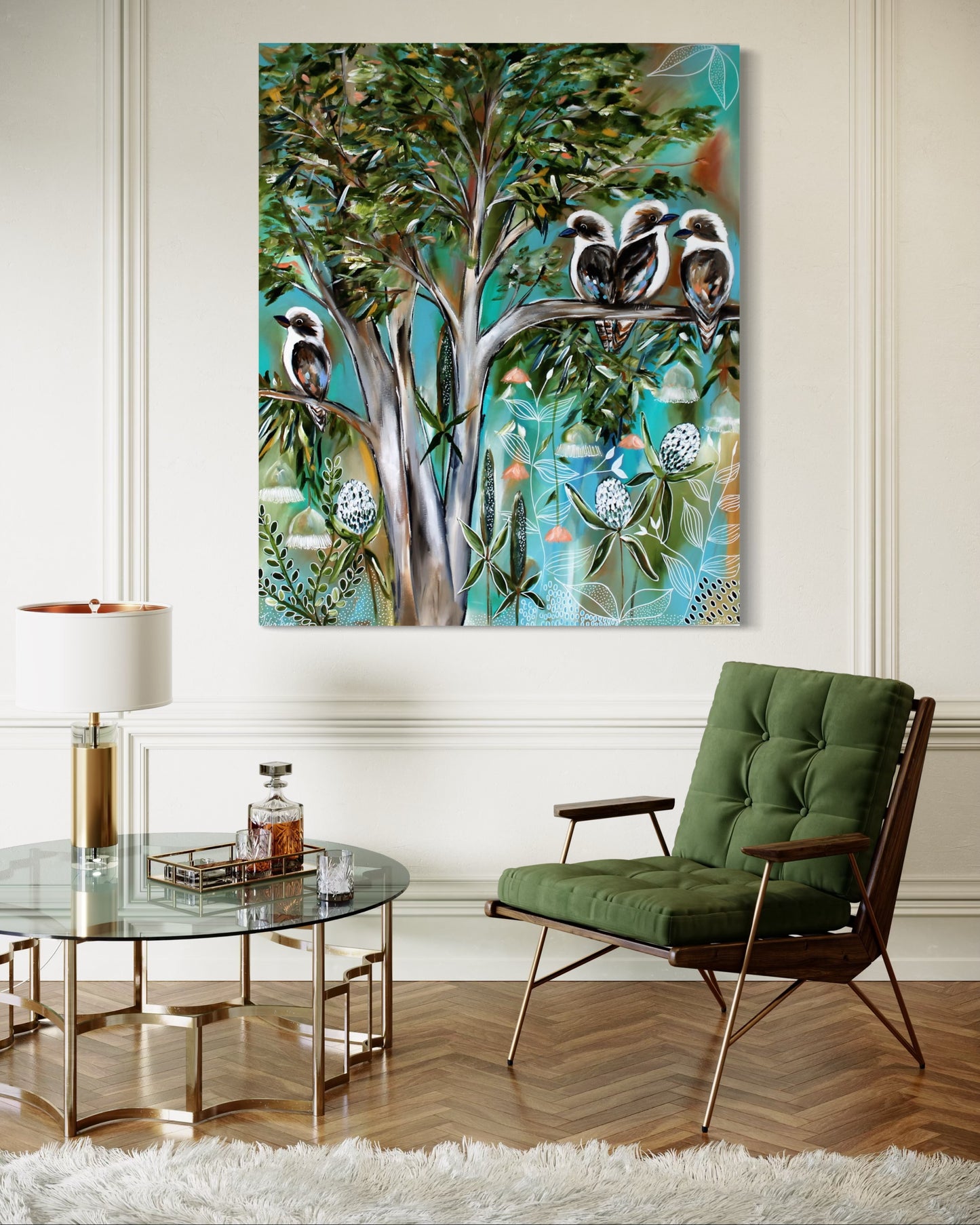 Gathered in the Gumtree - 1.2 x 1m