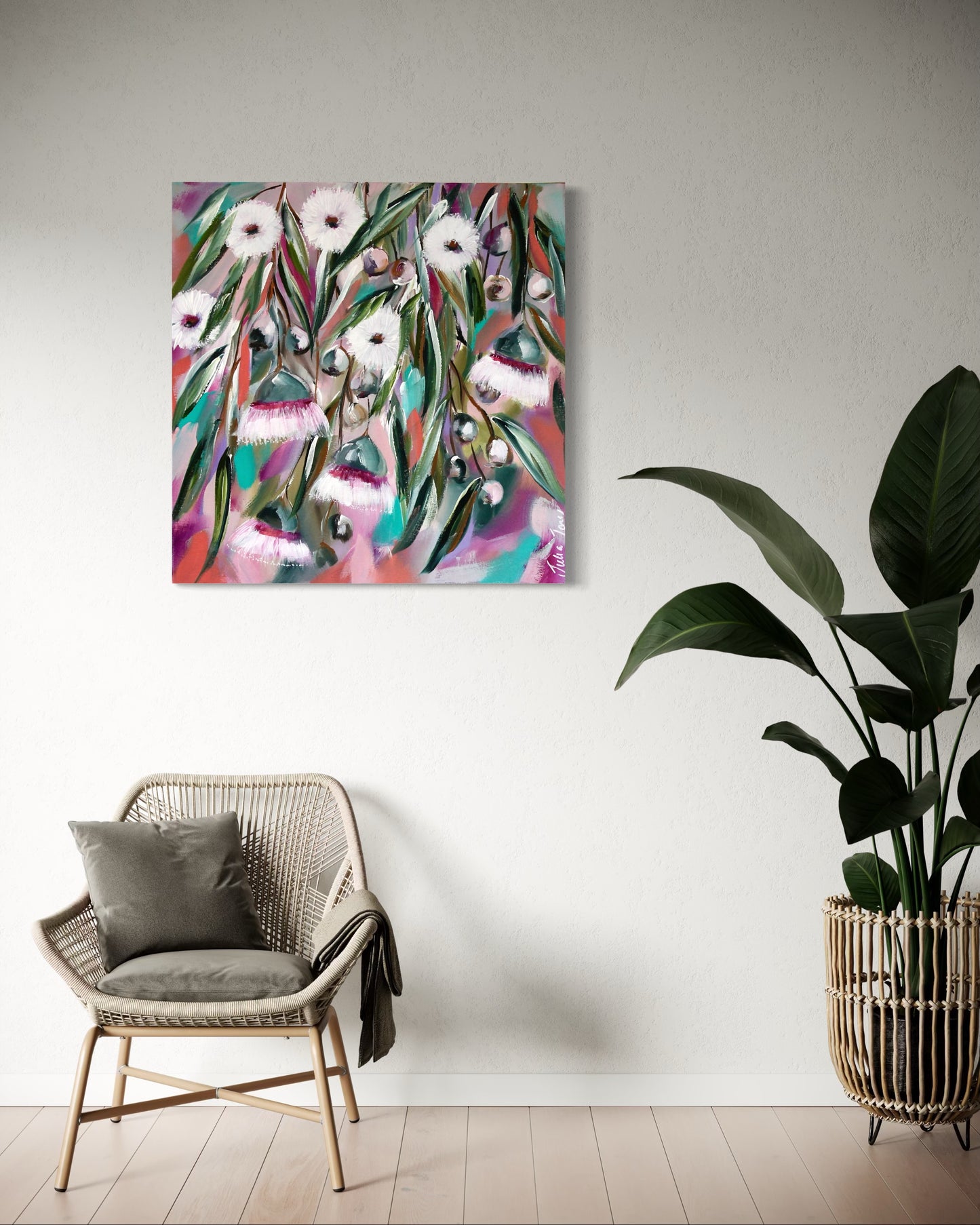 Eucalyptus Charm - 50x50