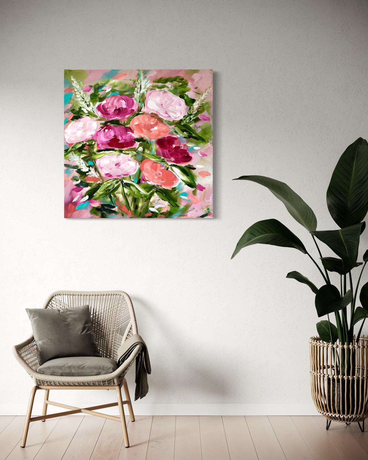 Blooming Radiance - 50x50