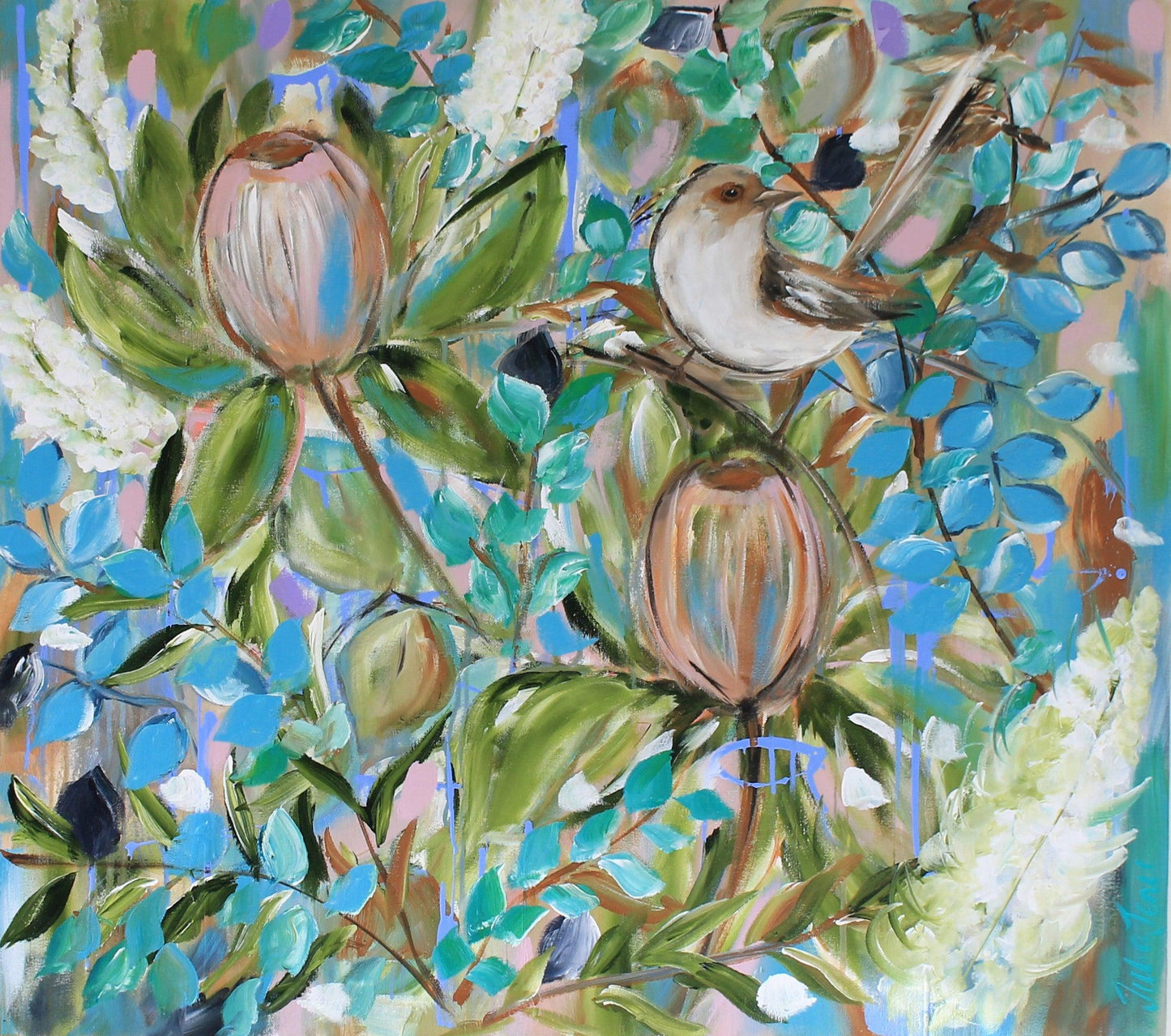Flora - Australian Wren Serenade - Julia Jones Art