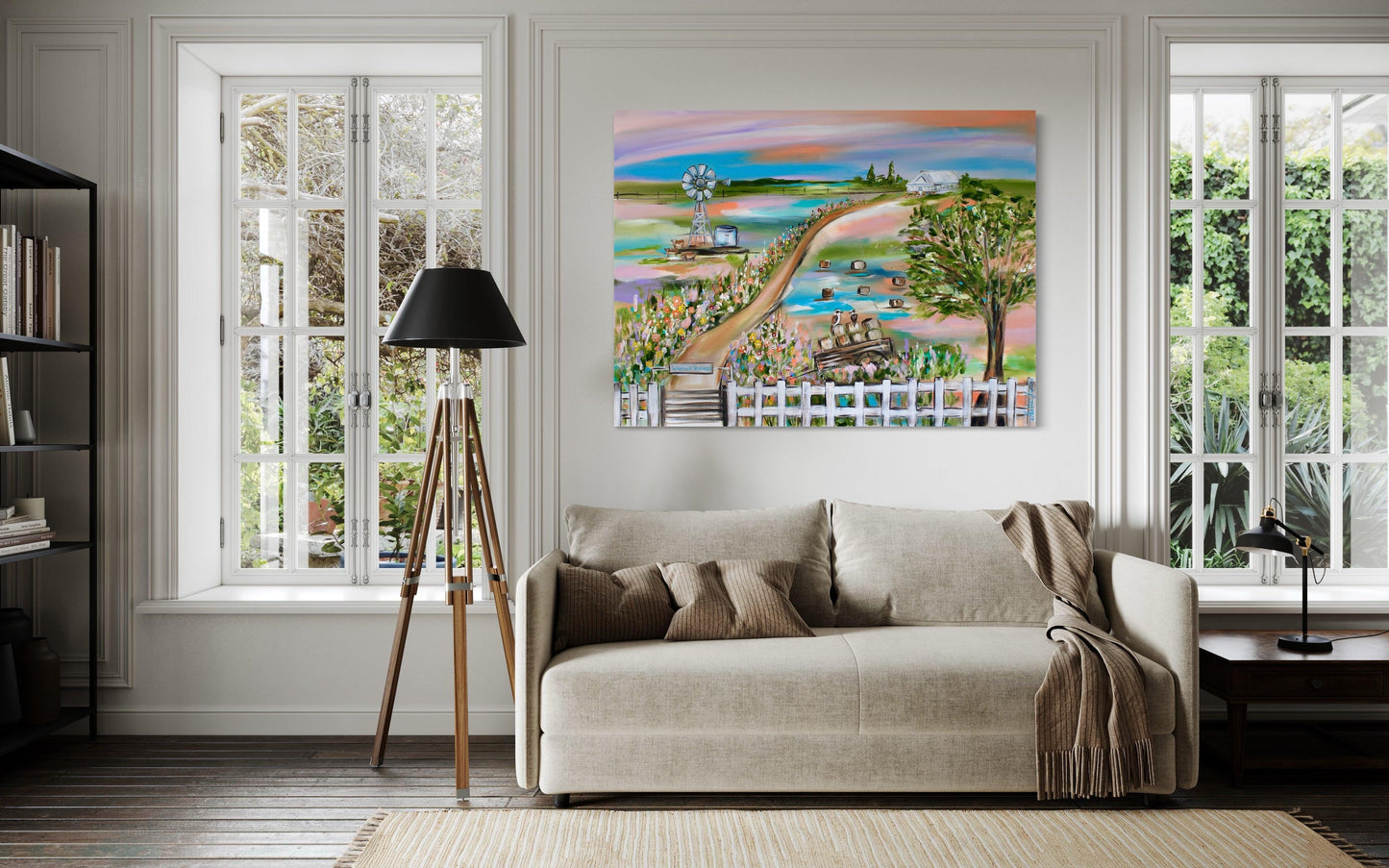 A Country Homestead Haven - 1.2 x 900 - Julia Jones Art