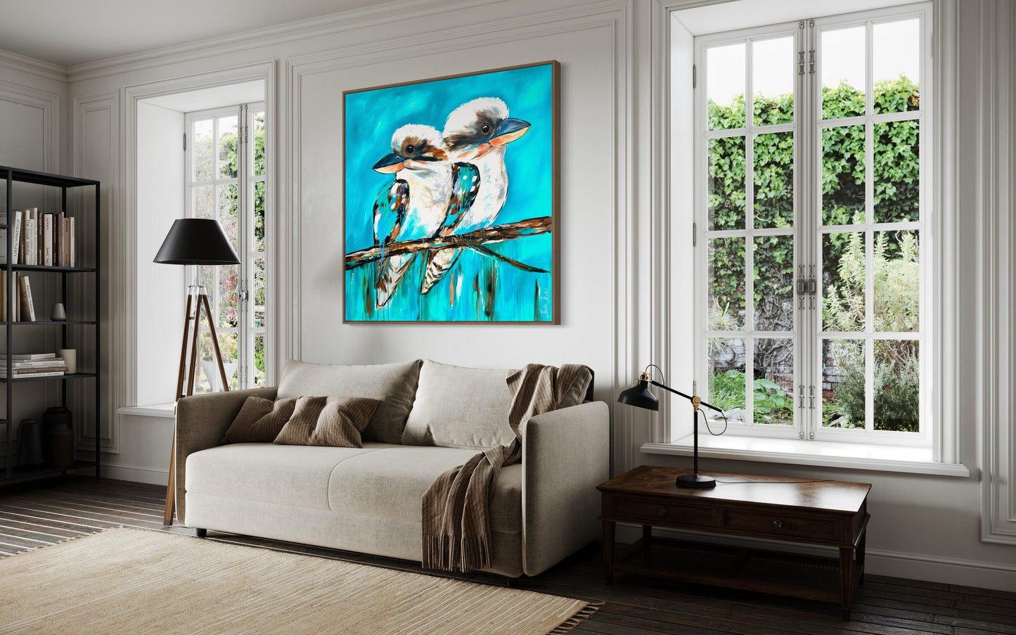 Aussie Birds - Kookaburra Delight - Julia Jones Art