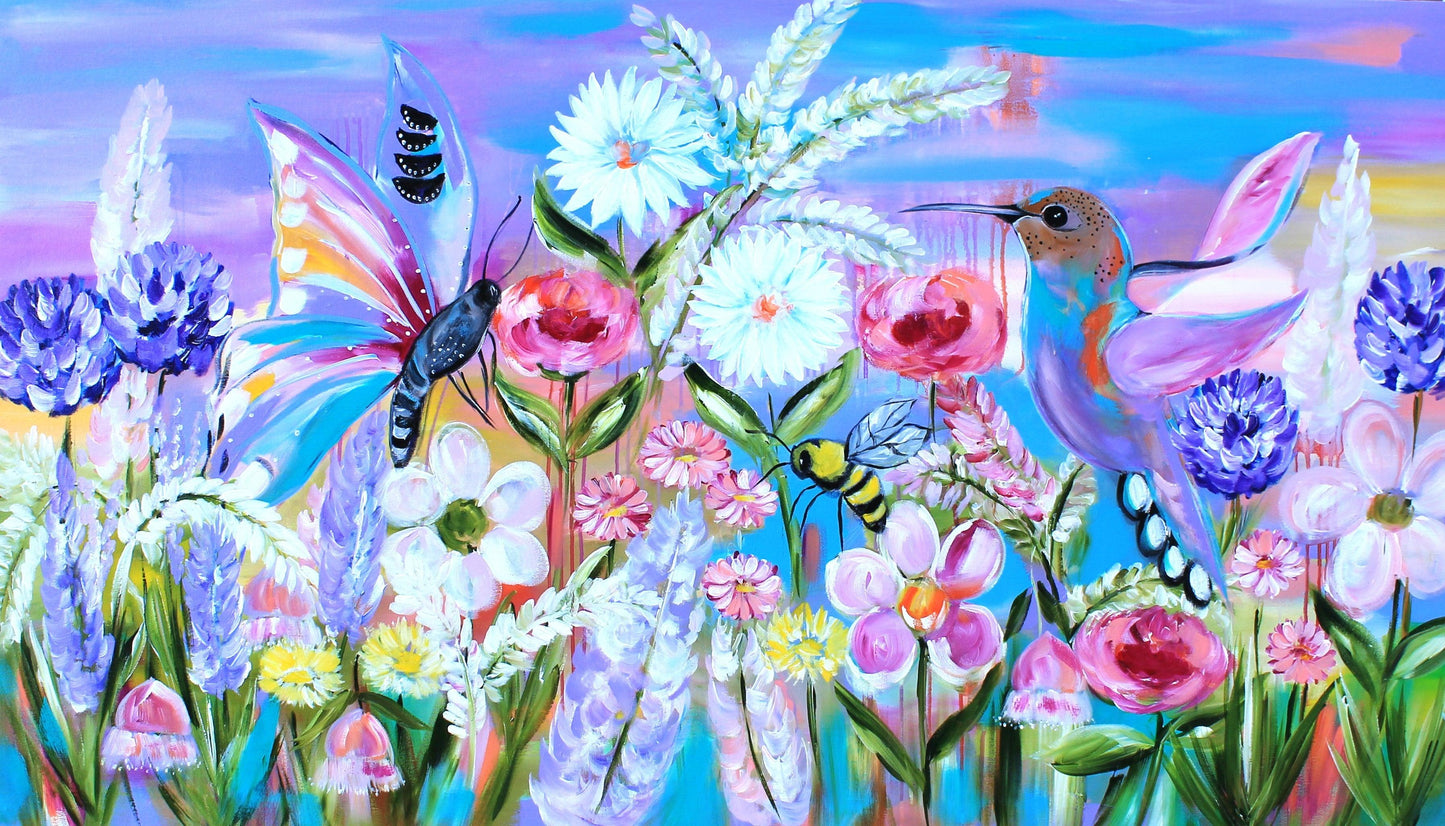 Flora - Floral Symphony - Julia Jones Art