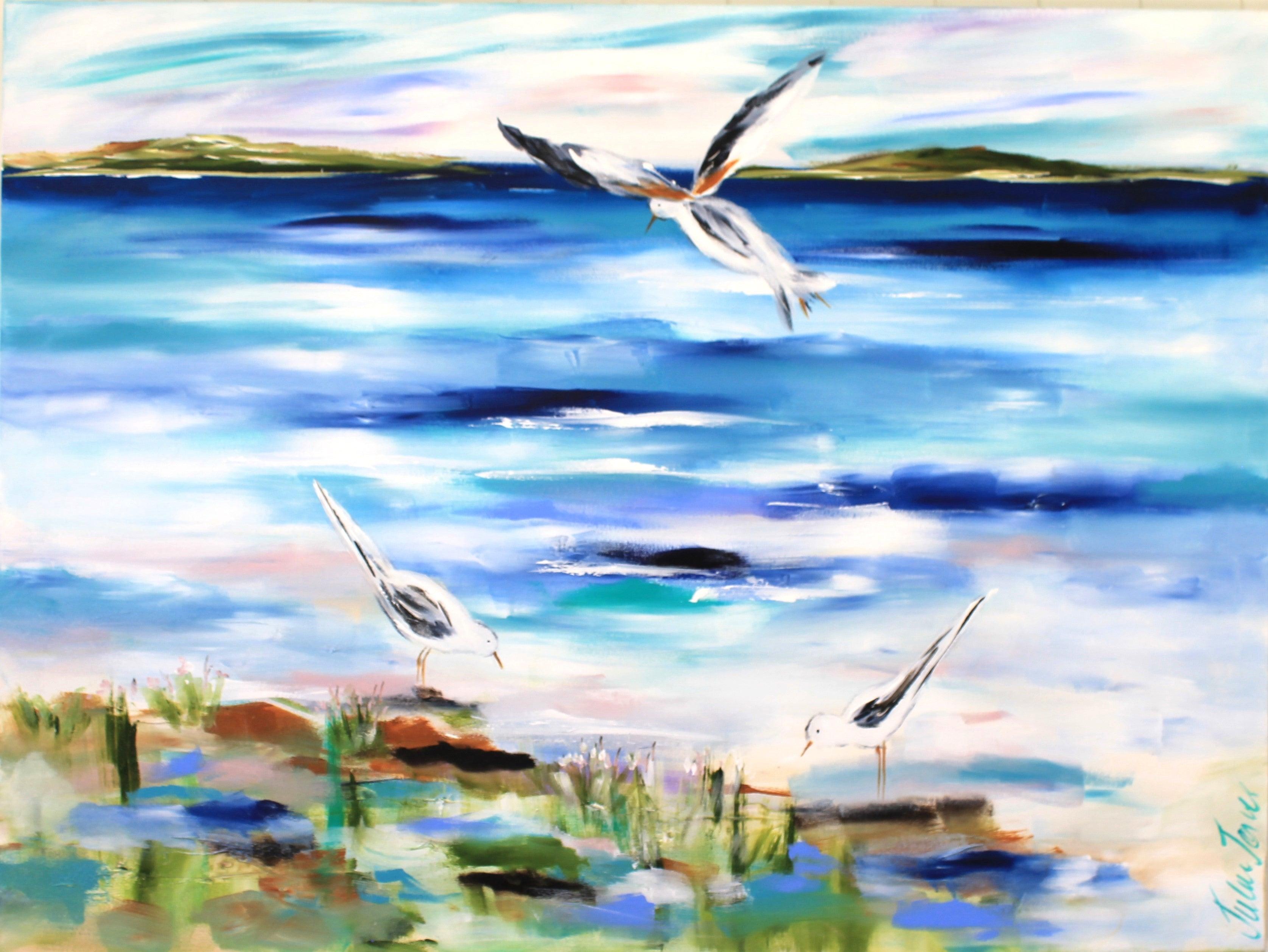 Seaside Serenity - Julia Jones Art