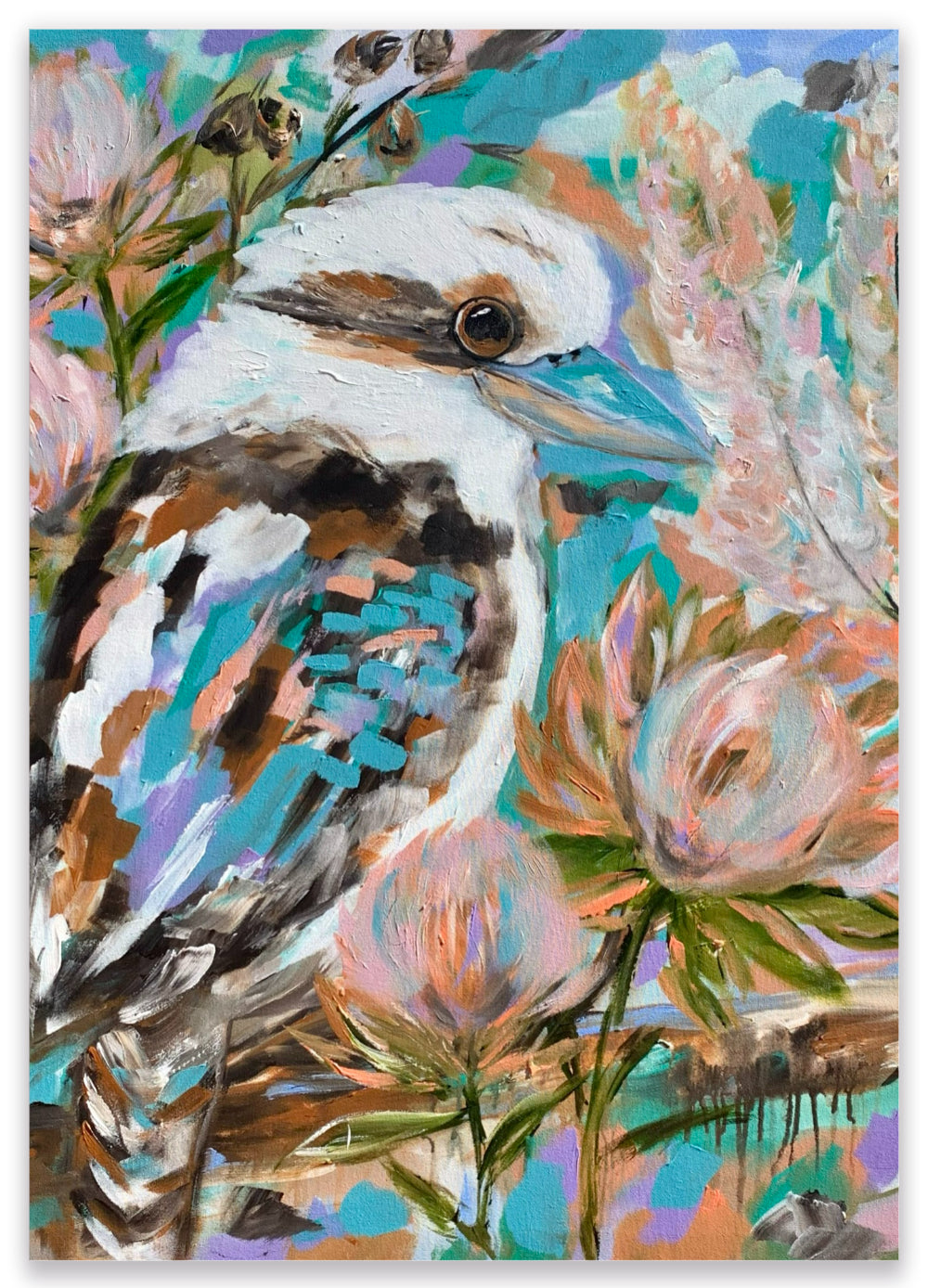 Kookaburra Bliss – A3 Art Print