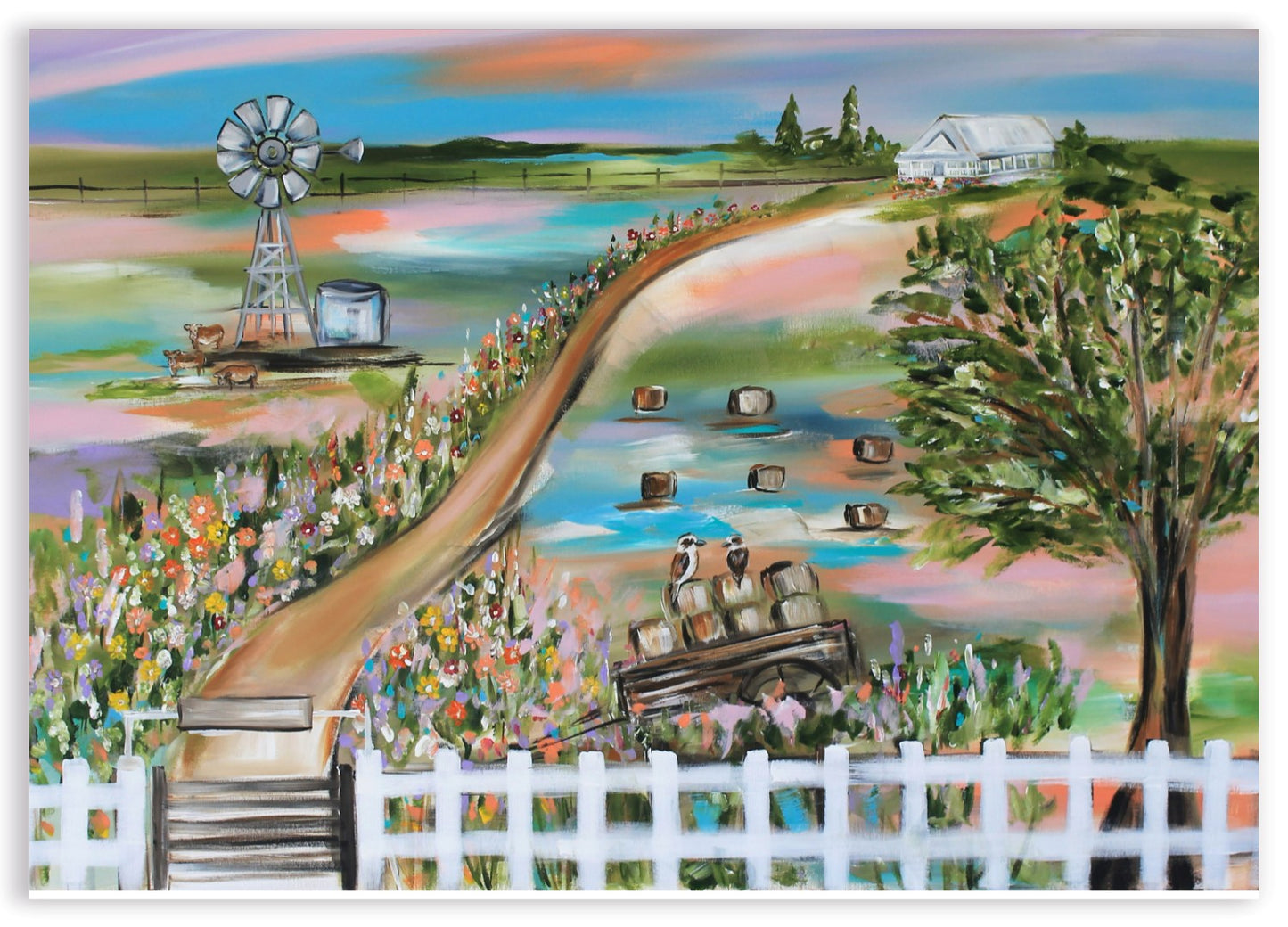 My Country Homestead” – A3 Art Print