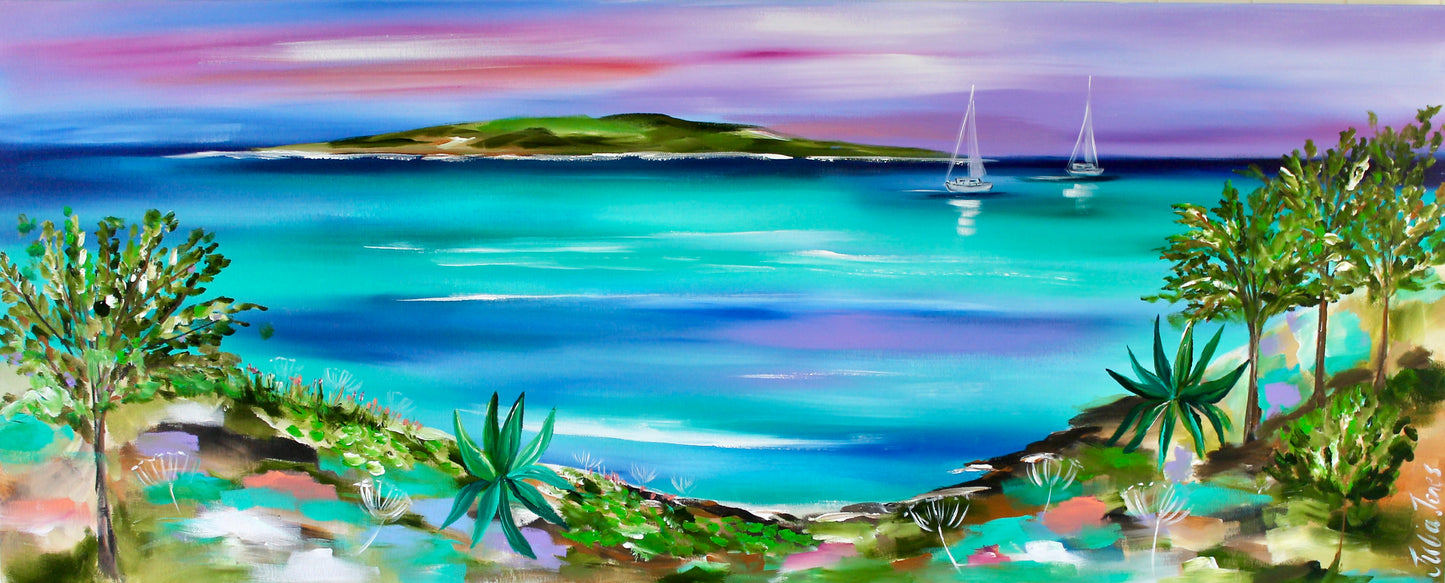 Peel Island Serenity – A Captivating Coastal Masterpiece - 1.5x600