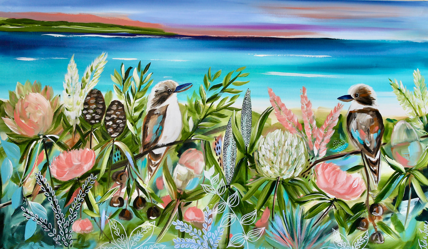 Shoreline song - 120 x 72 cm