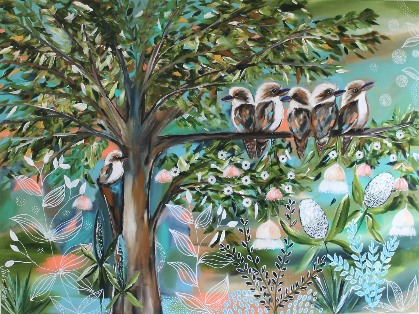 Whispers in the Canopy - Kookaburra Companions - 1.2x900
