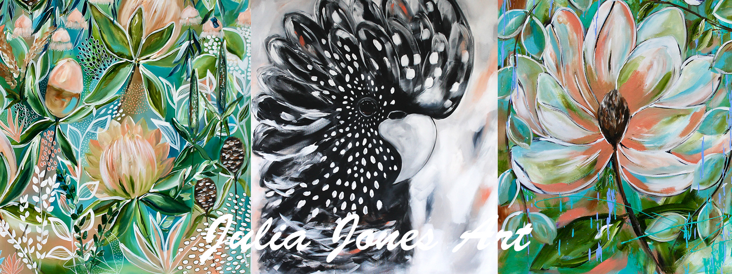 Flora & Feathers Mug – Native Blooms and Black Cockatoo