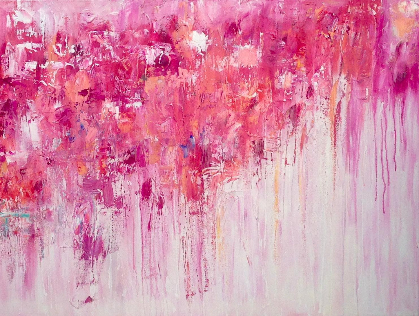 Expressionistic - Pink Blush - Julia Jones Art