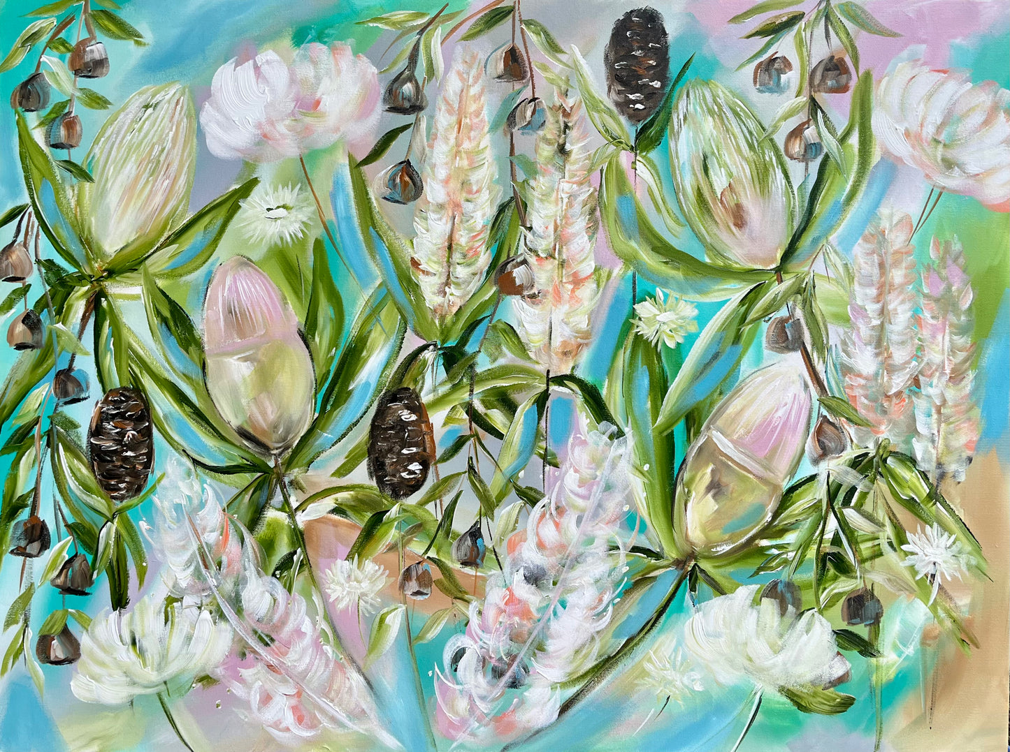 An abundance of native flowers - 1.2x800