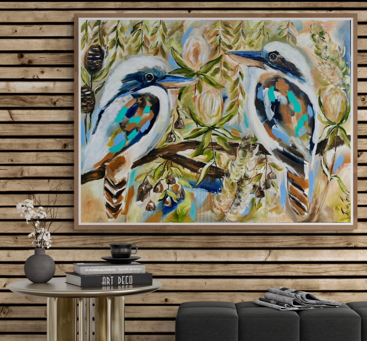 When the Kookaburra sings - 1.2x900 - Original Artwork available by commission