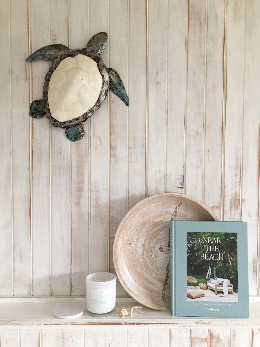Turtle Wall Art - Capiz Shell