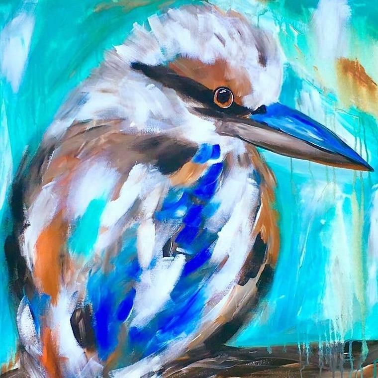 The Kookaburras song - 1mx1m - Available by Commission