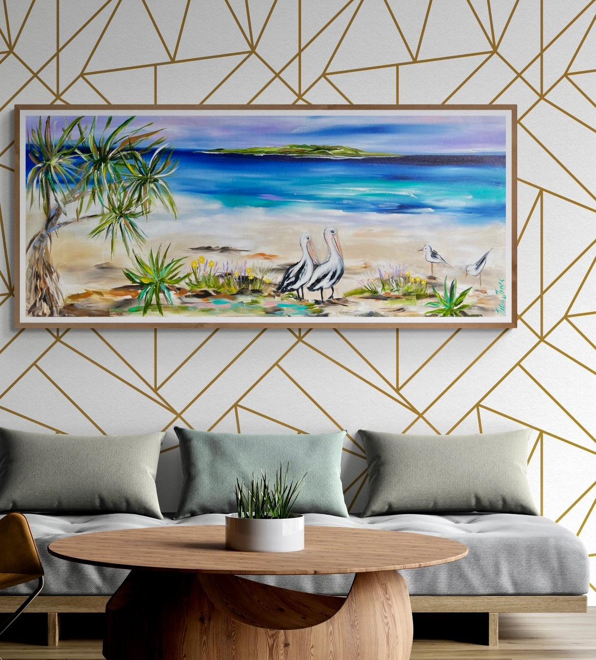 Coastal Ambience - 1.65x720 - Original Artwork - Available by Commission