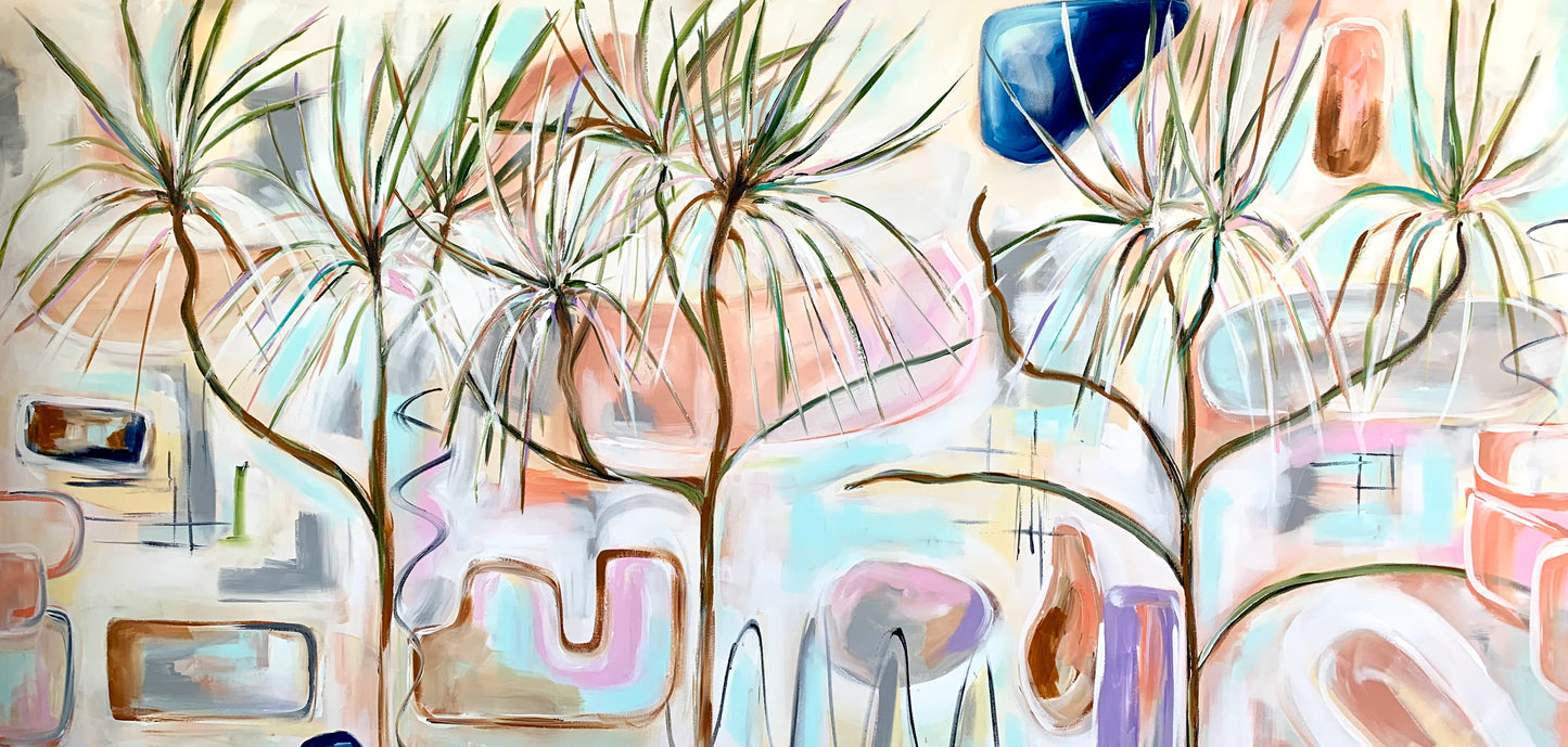 Abstract Azure - 2mx1.1m