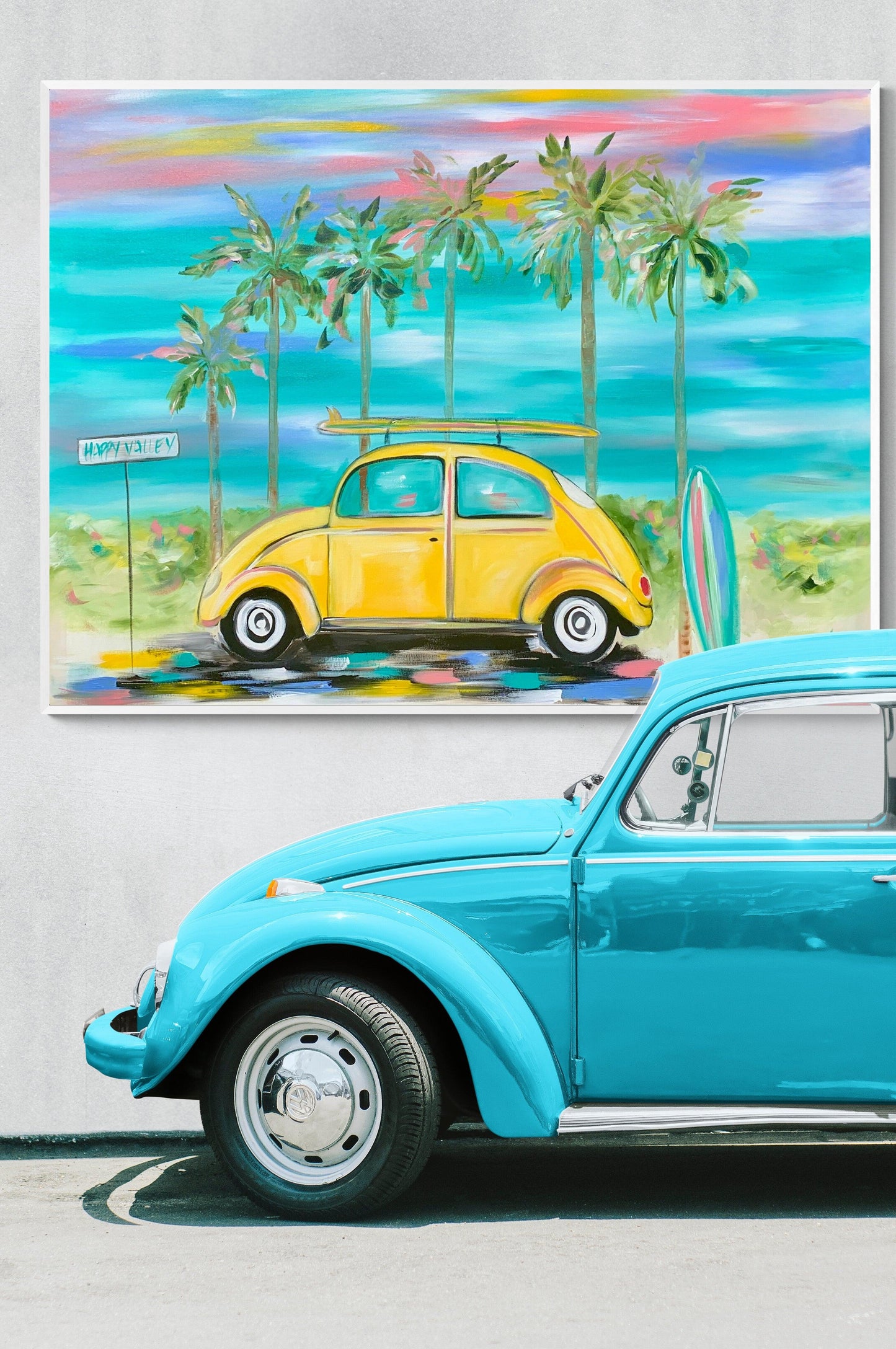 Beach Pop - My bug - 1.2x900 - Original Artwork - Available by Commission