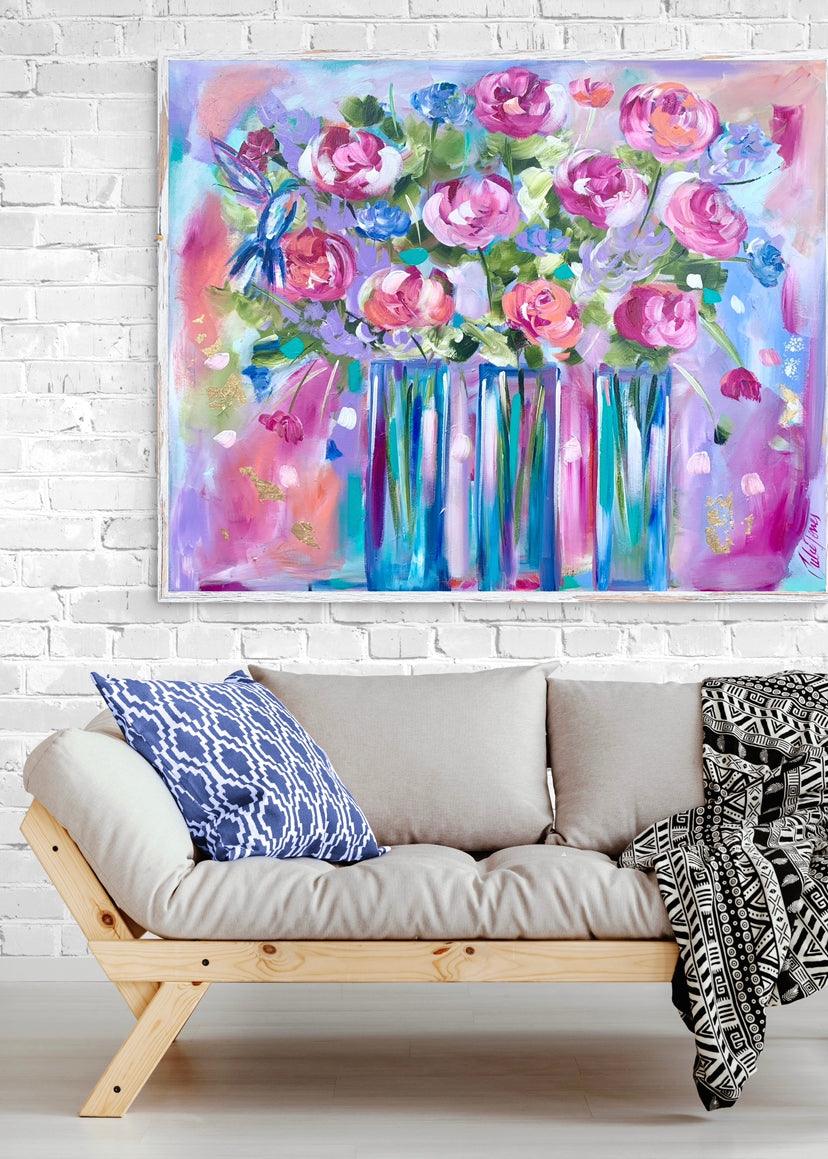 Full bloom - 1.1x 900 - Original Artwork - Available by commission