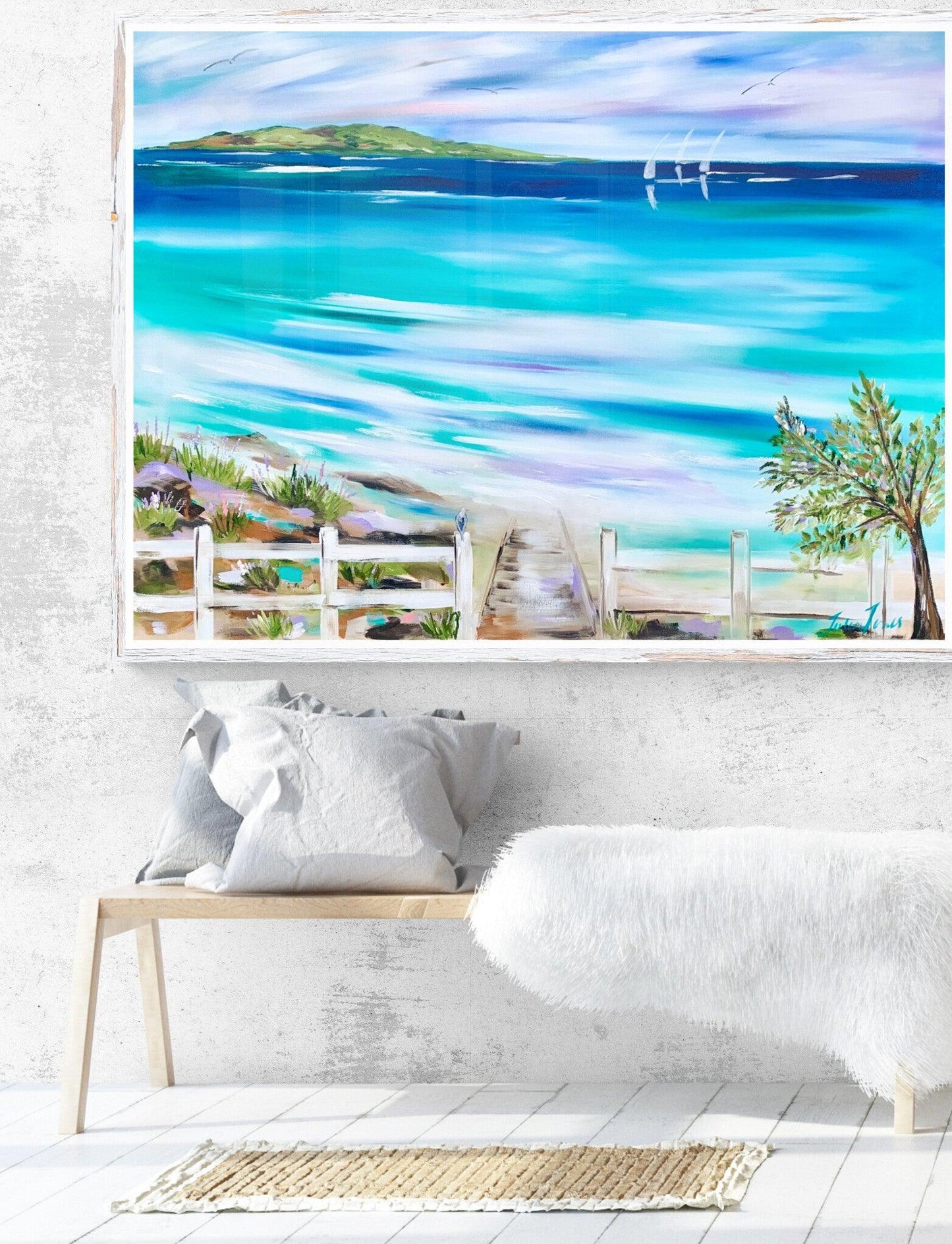 A short stroll to the beach - 1.2x900 - Original Artwork - Available by Commission