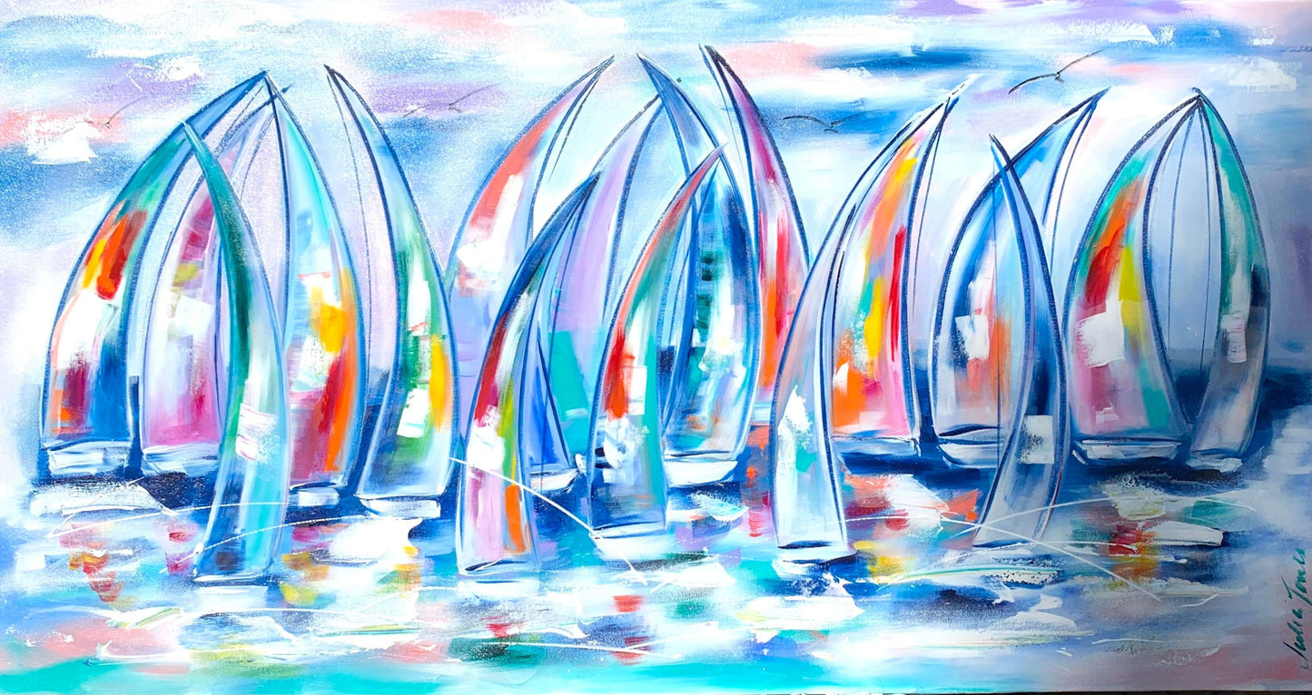Breezes in my sails - 1.5 x 800 - Original Artwork - Available by Commission