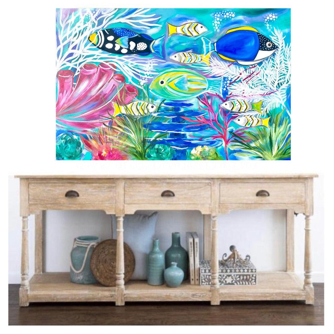 Fish - Underwater Aquarium - Julia Jones Art