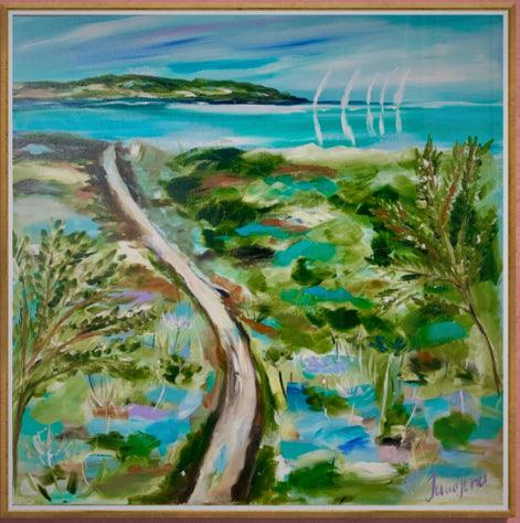 Living life by the ocean - 800 x 800 - Original Artwork - Available by Commission