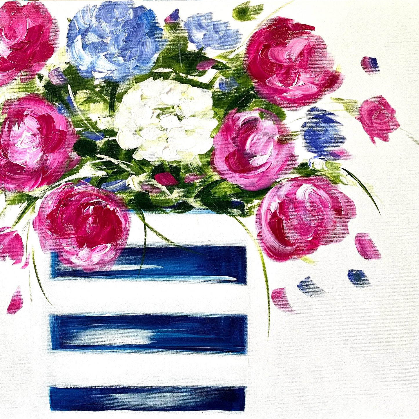 Original Canvas Painting - Sweet Fragrance - 900 x 900