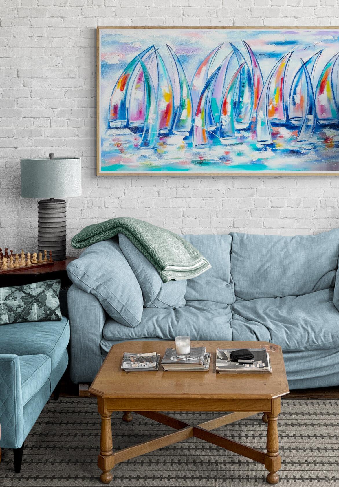 Breezes in my sails - 1.5 x 800 - Original Artwork - Available by Commission