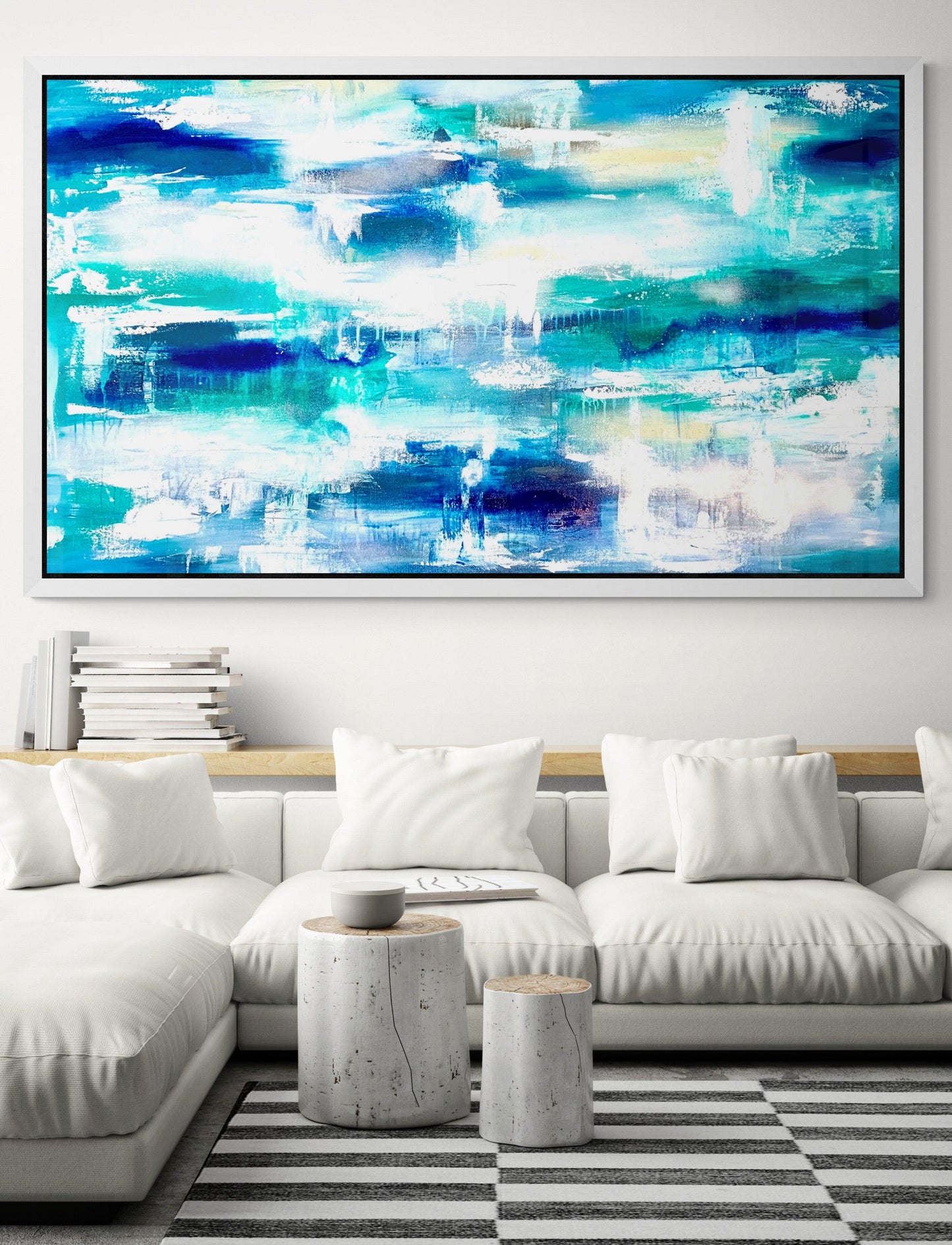 Sea Spray - 1.2 x 700 - Original Artwork - Available by Commission