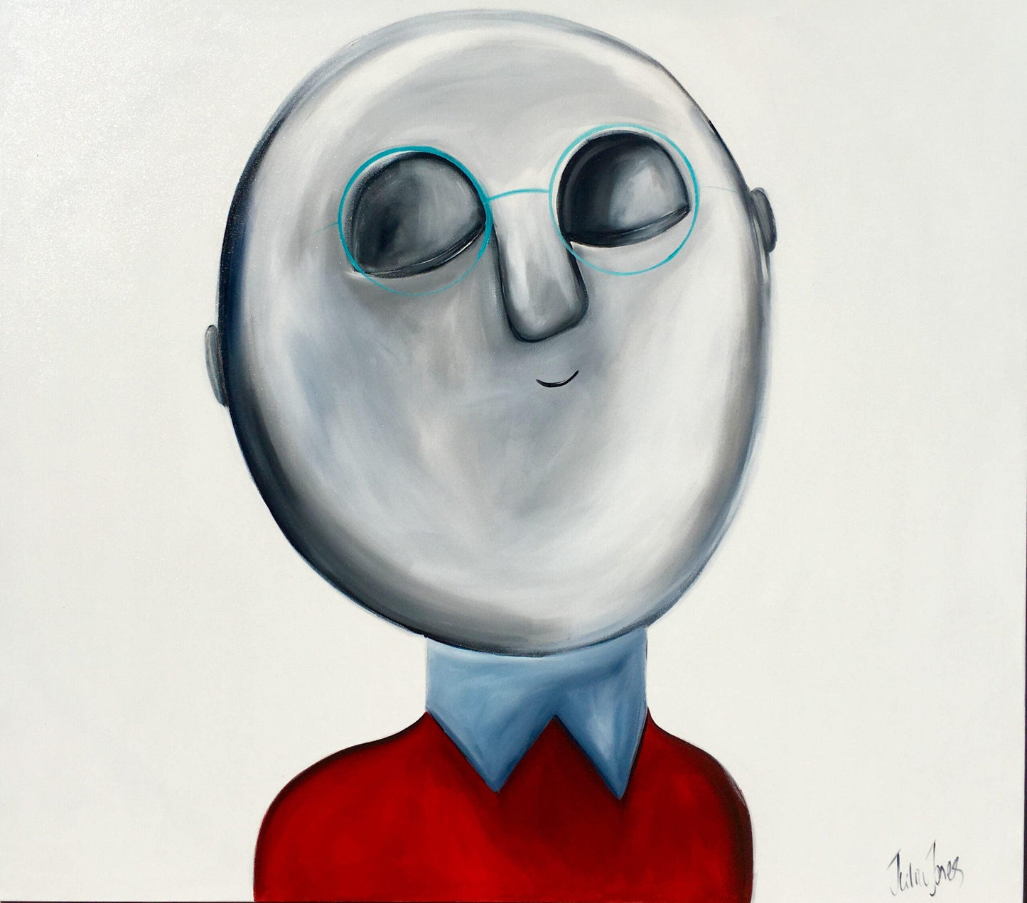 Expressionistic - Indifference in thought - Julia Jones Art