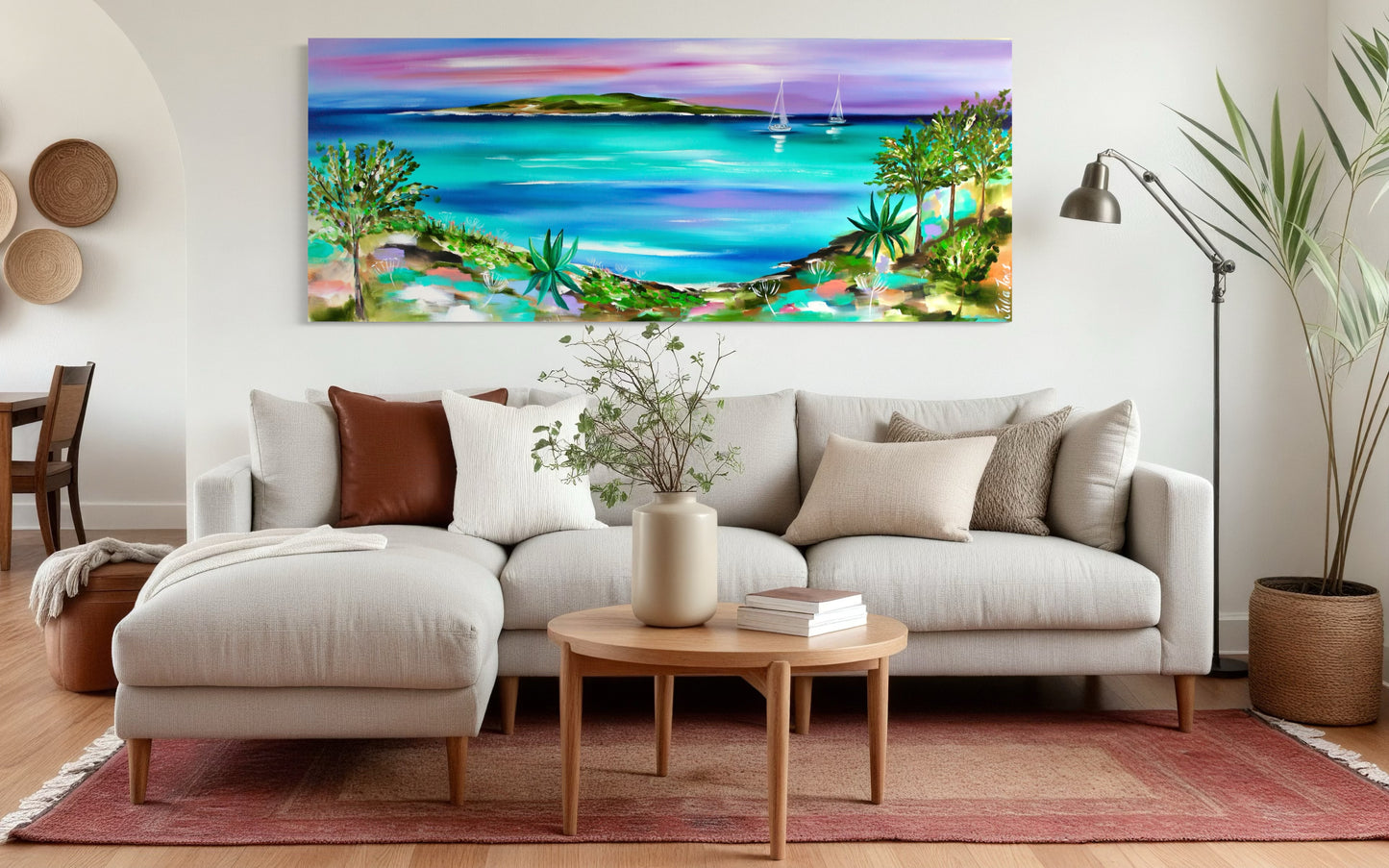 Peel Island Serenity – A Captivating Coastal Masterpiece - 1.5x600