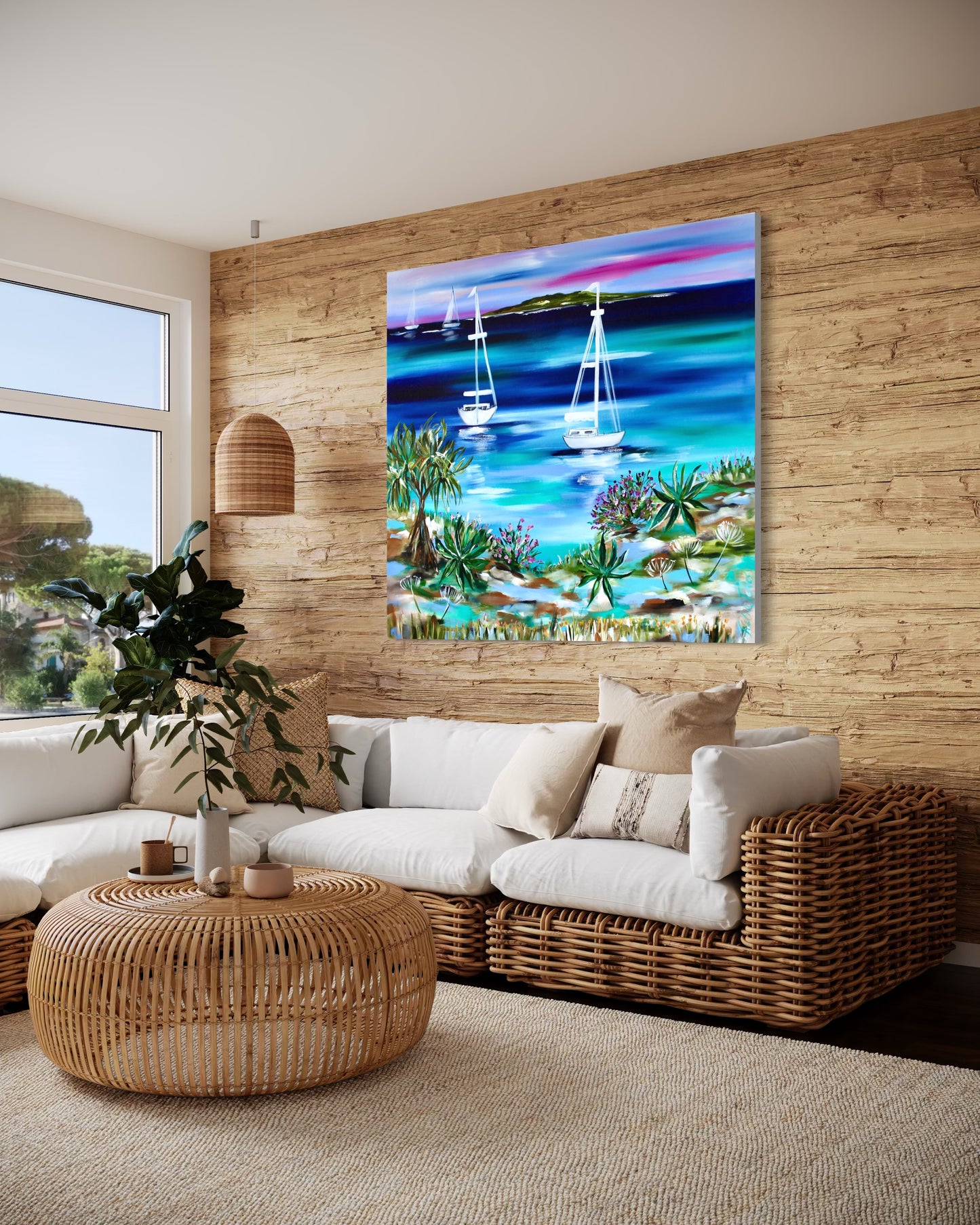 Sailing the Coast Line - 1.1x1