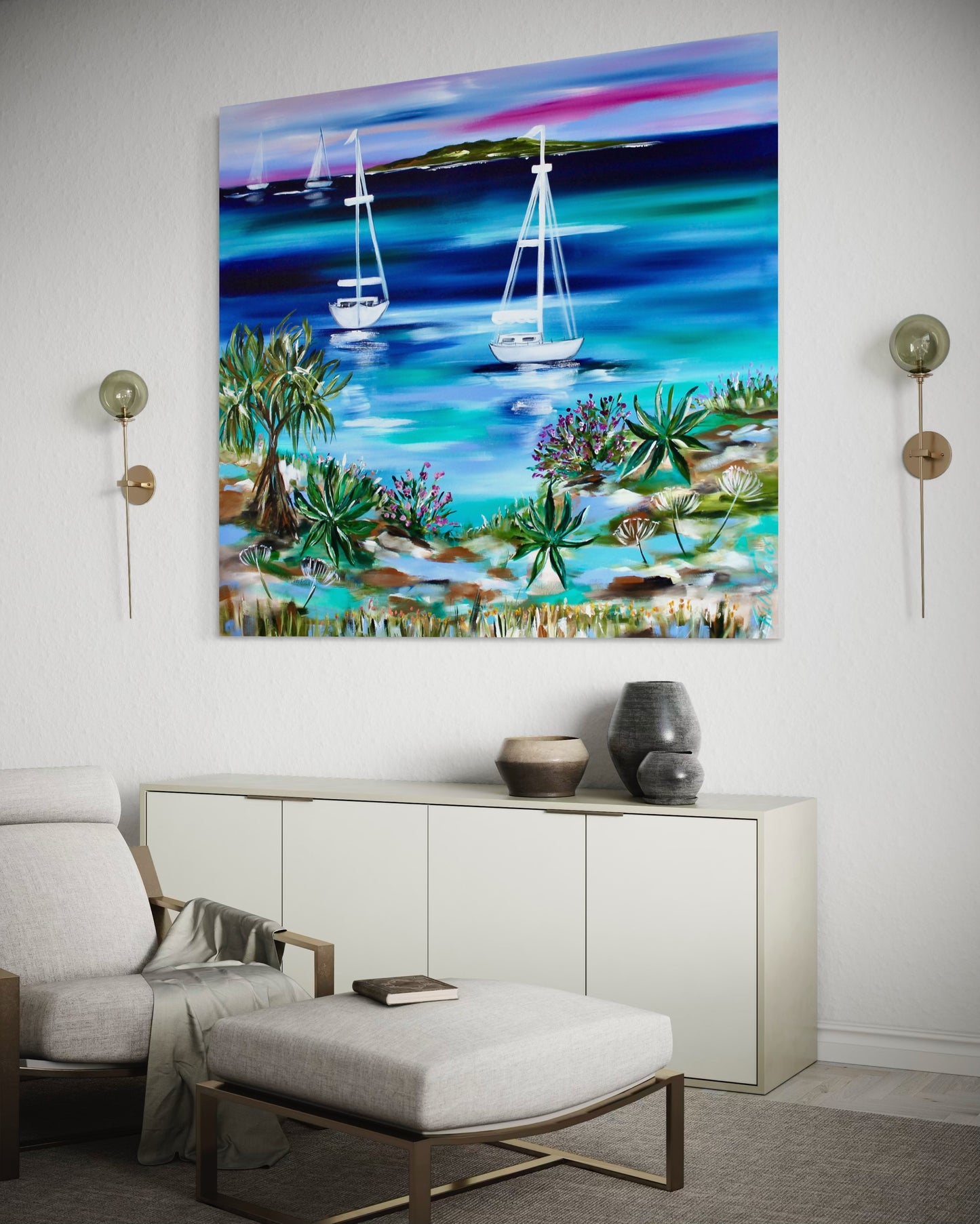 Sailing the Coast Line - 1.1x1