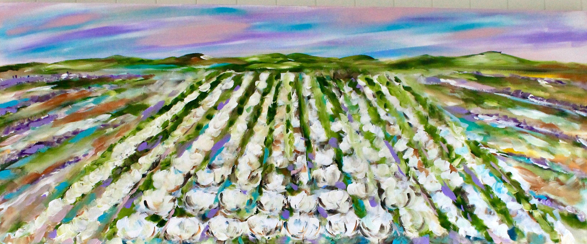 Country - Cotton Whisper & Lavender Breeze - Julia Jones Art